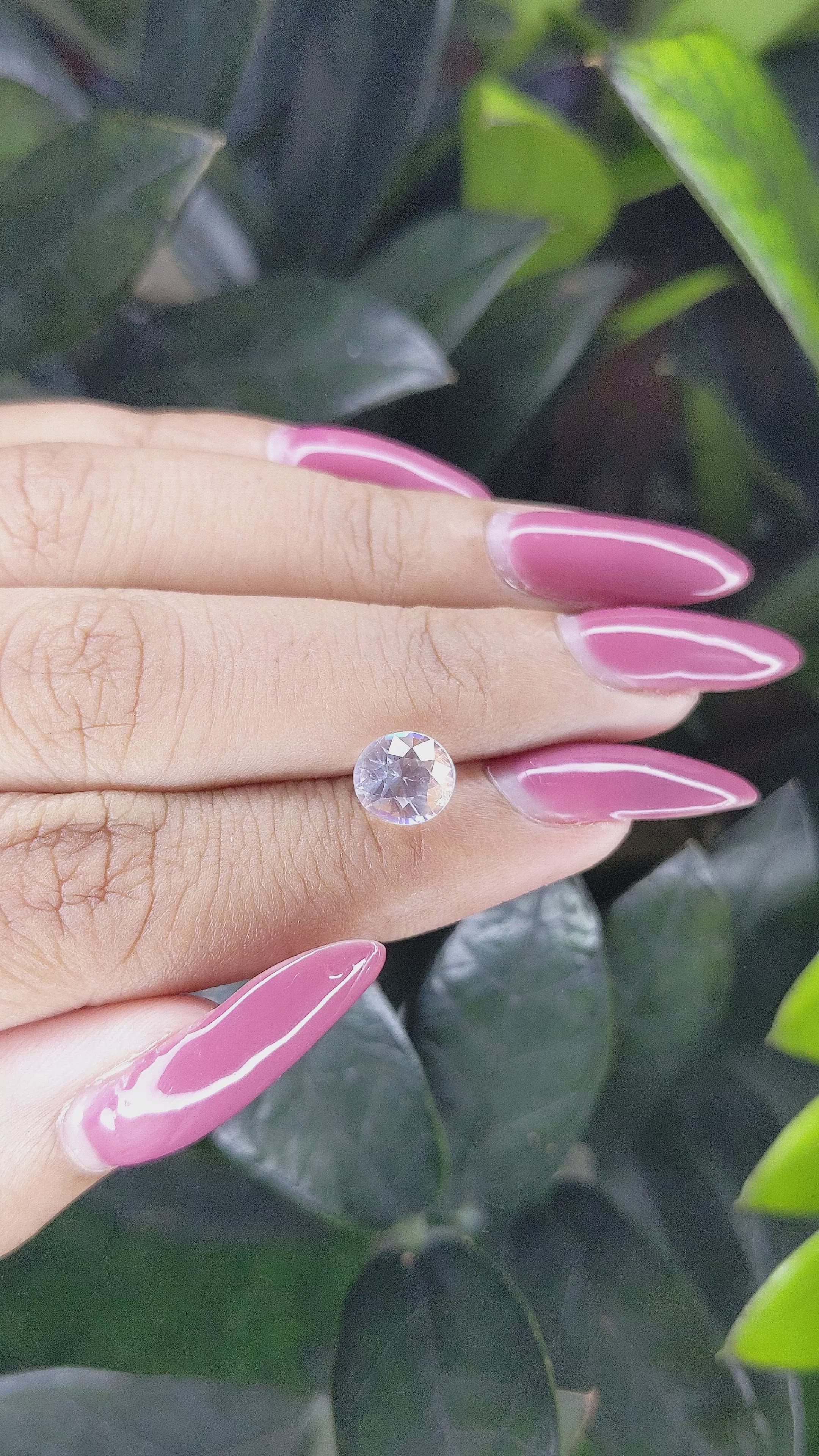 1.71 Ct. Moonstone from Madagascar Size Video