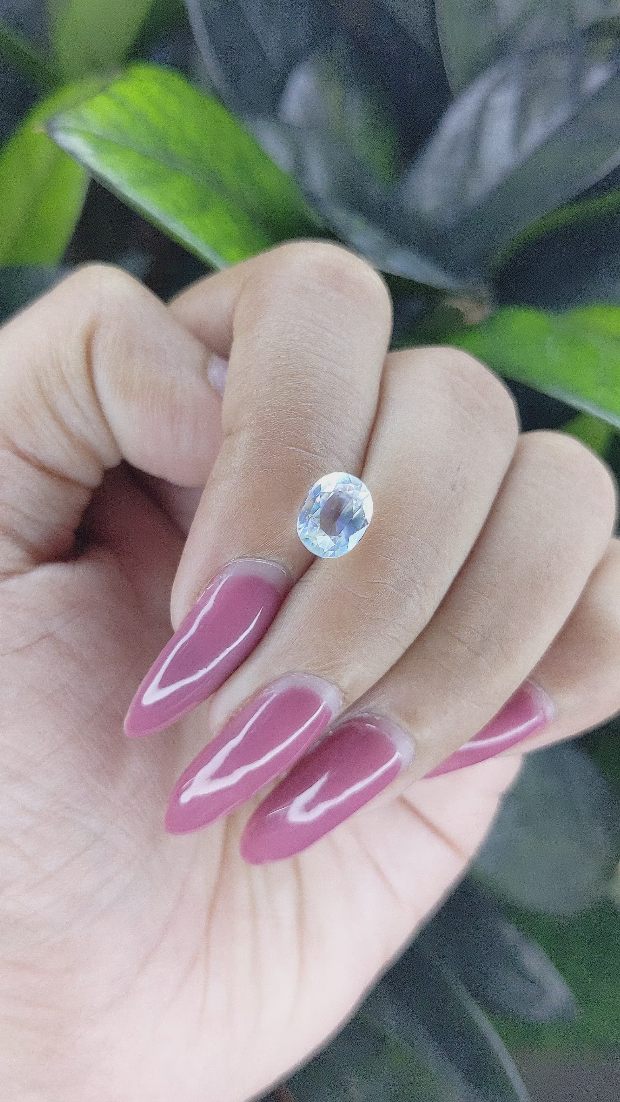 1.70 Ct. Moonstone from Madagascar Size Video