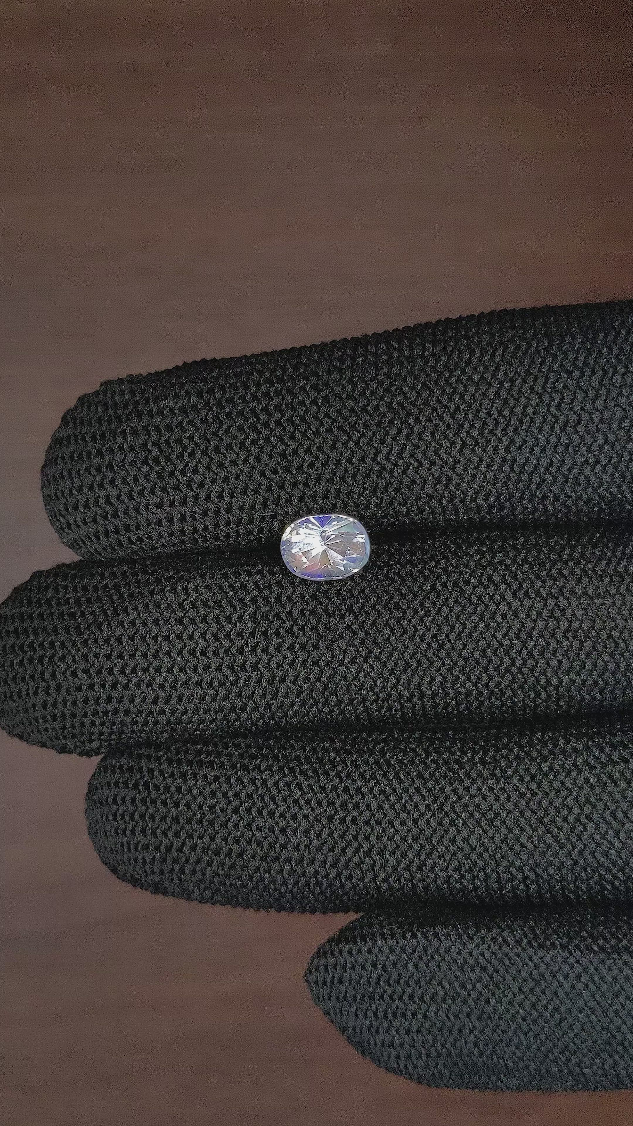 1.21 Ct. Moonstone from Madagascar Size Video
