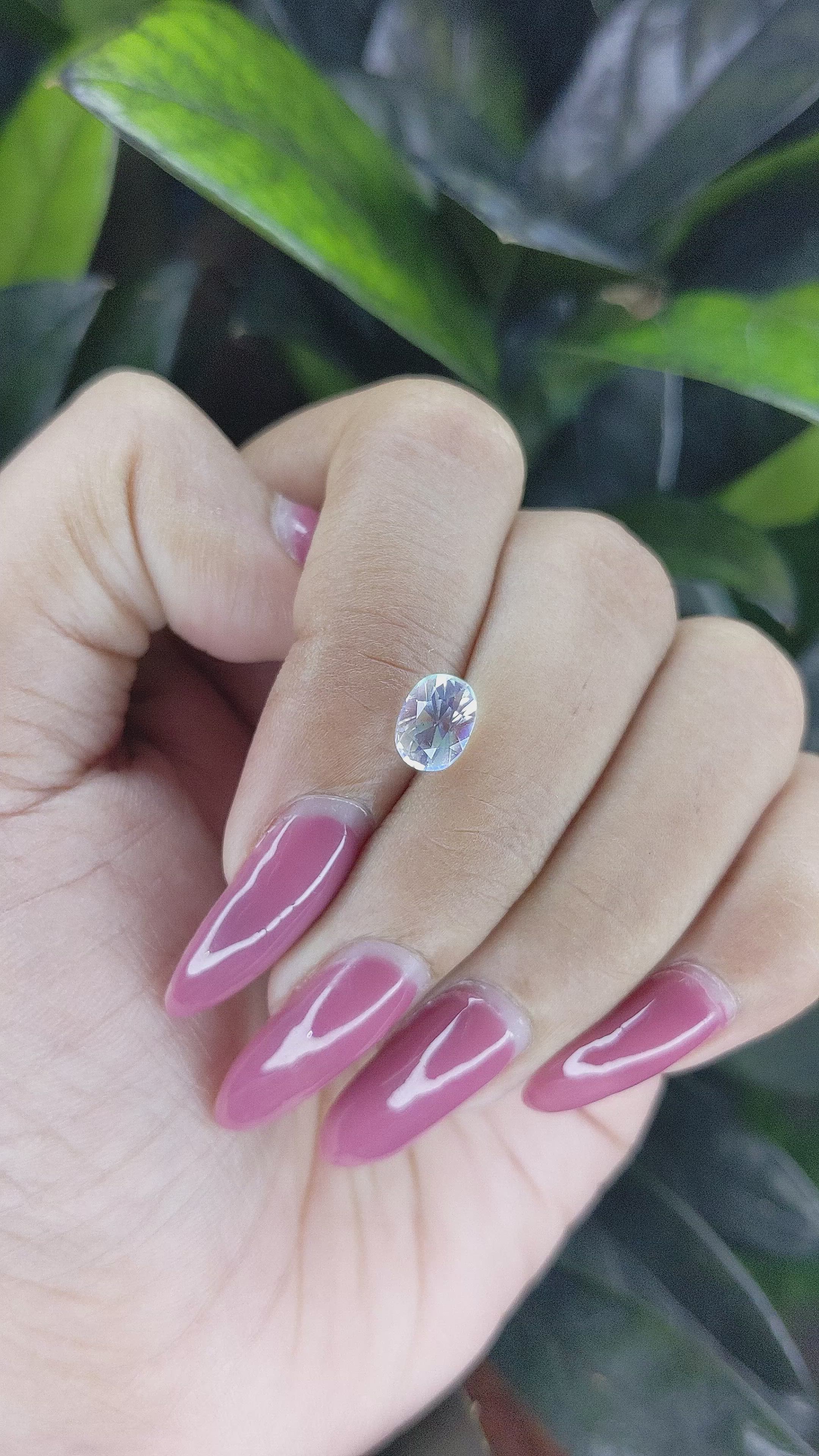 1.21 Ct. Moonstone from Madagascar Size Video