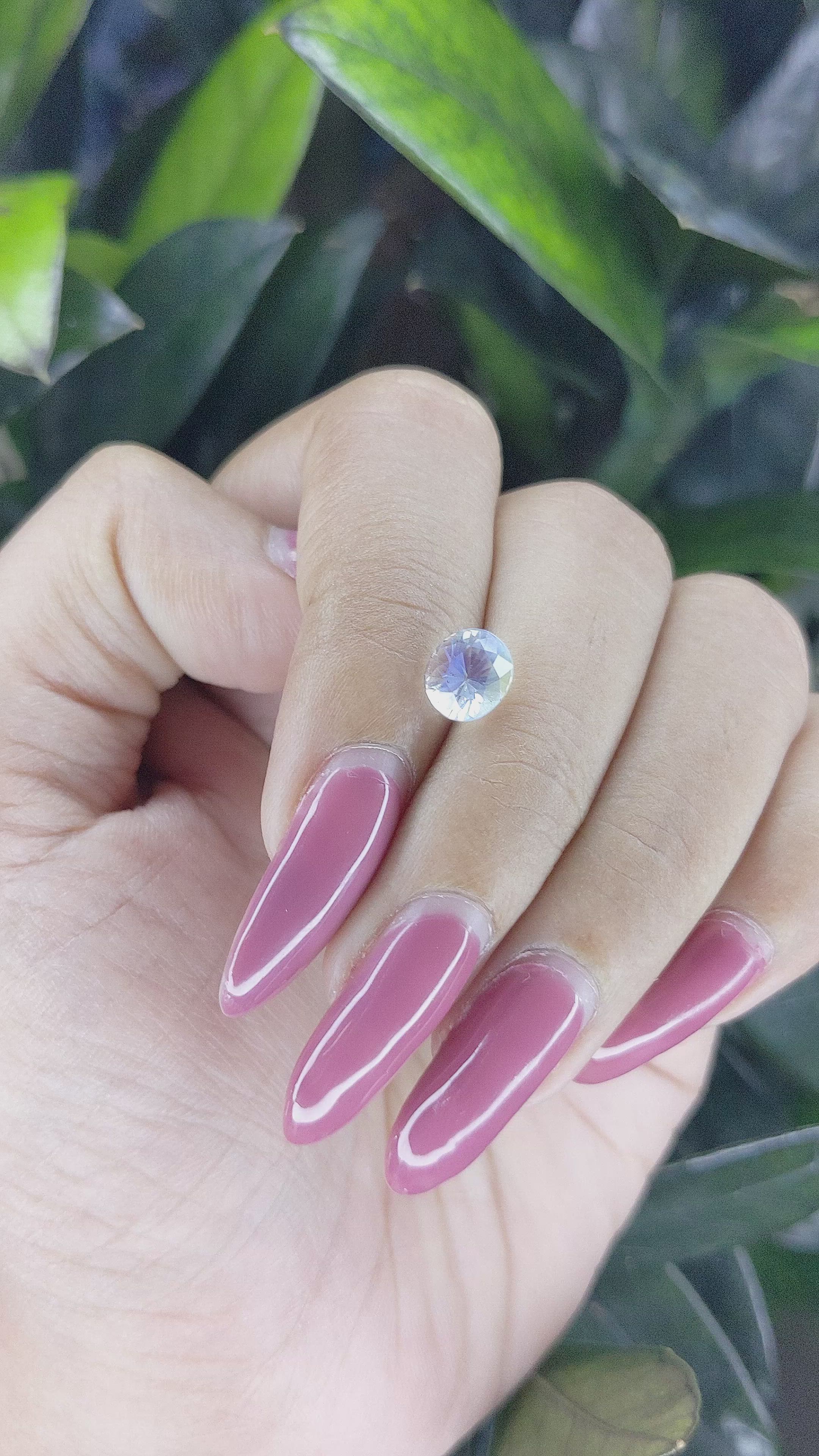 1.37 Ct. Moonstone from Madagascar Size Video