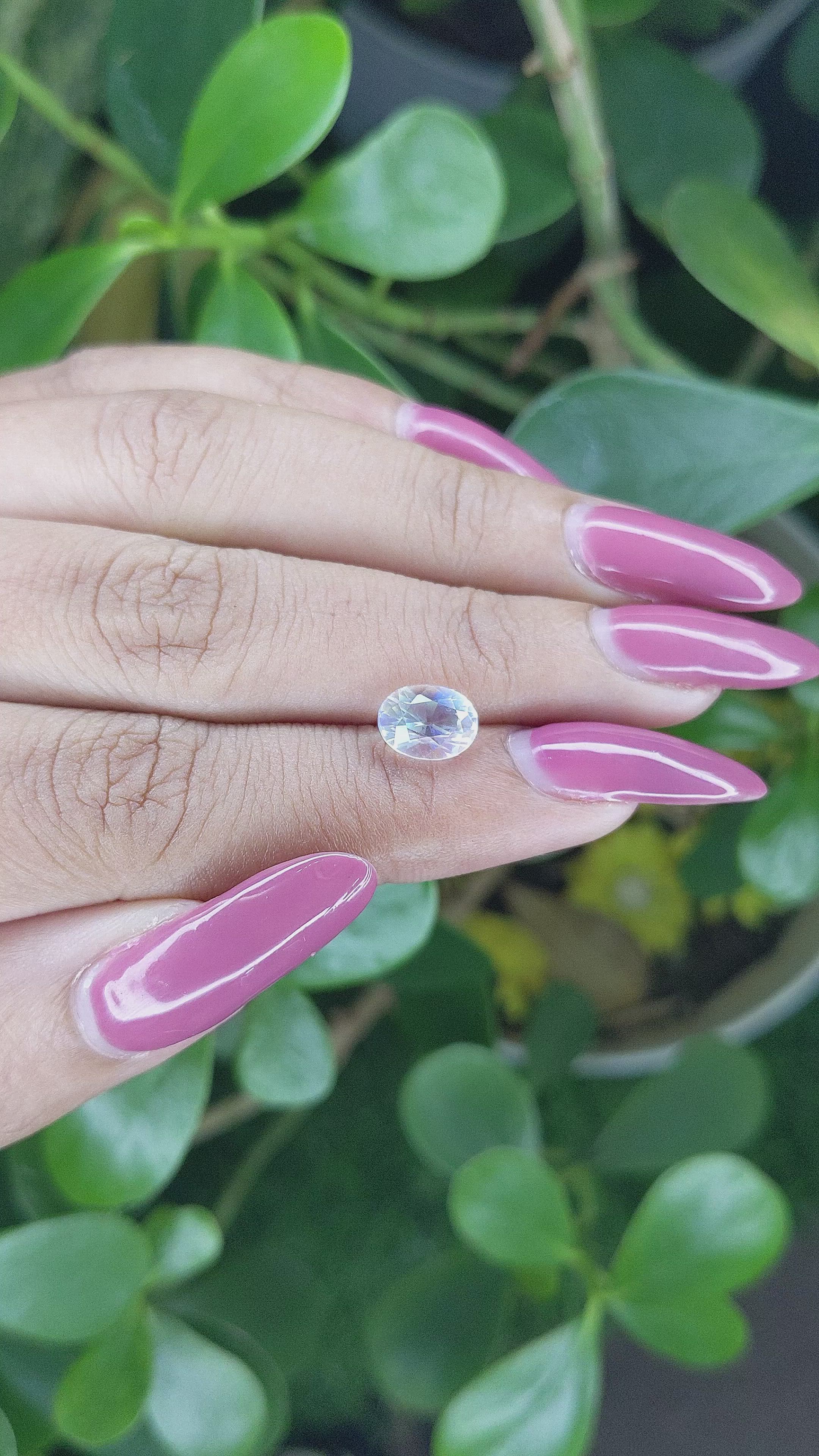 1.60 Ct. Moonstone from Madagascar Size Video