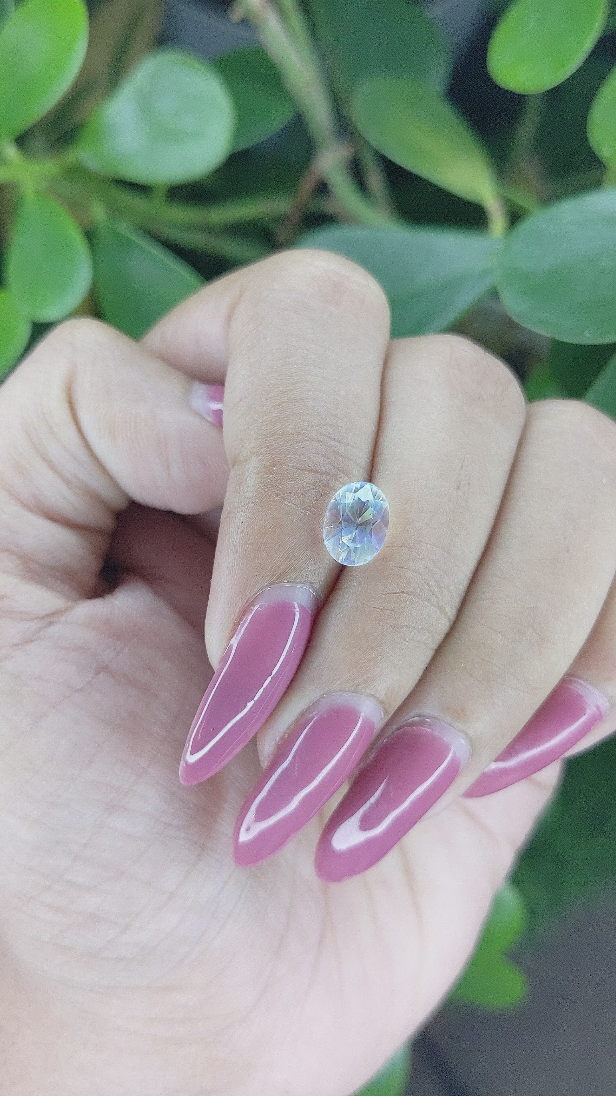 1.60 Ct. Moonstone from Madagascar Size Video