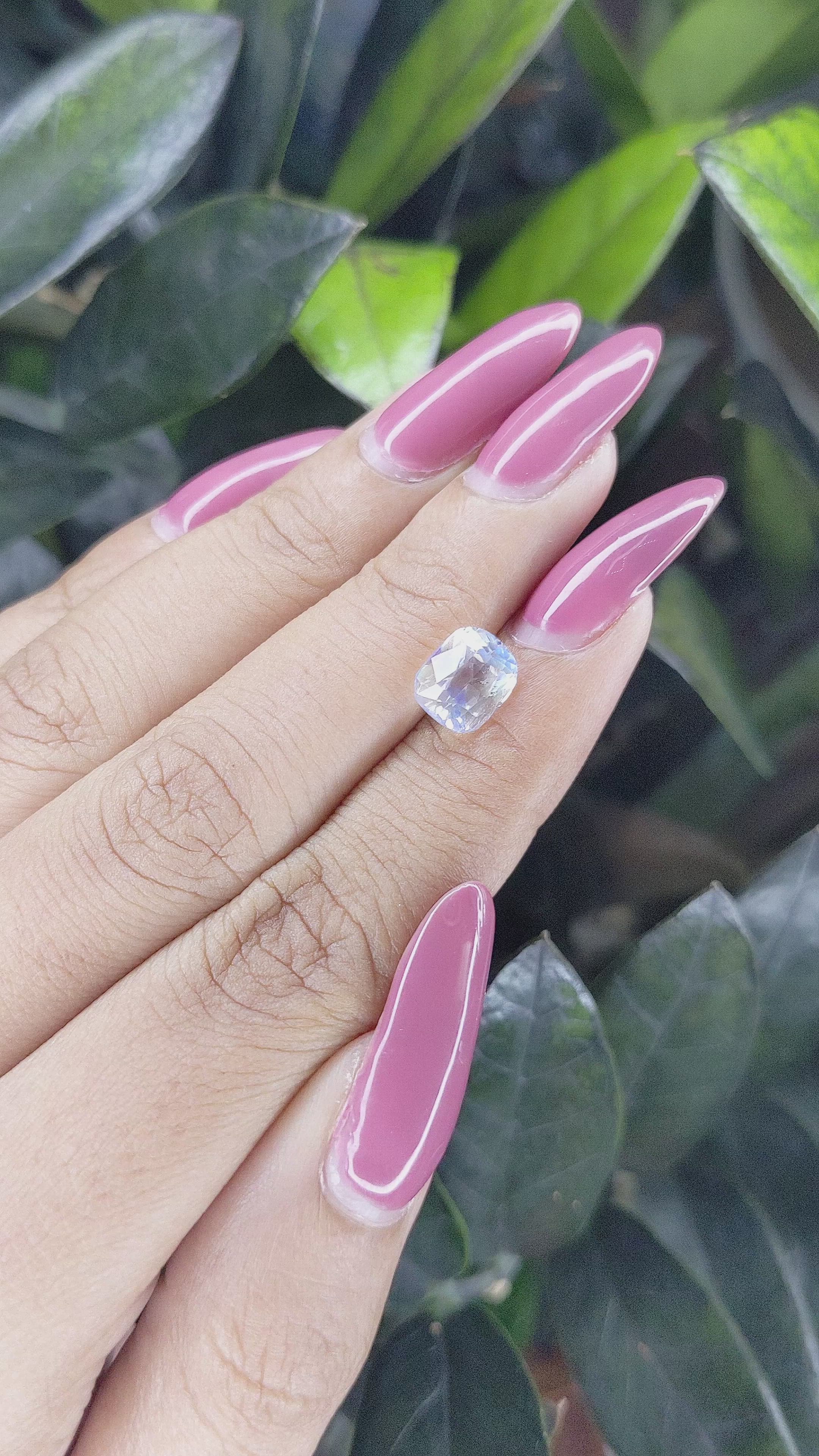 1.90 Ct. Moonstone from Madagascar Size Video