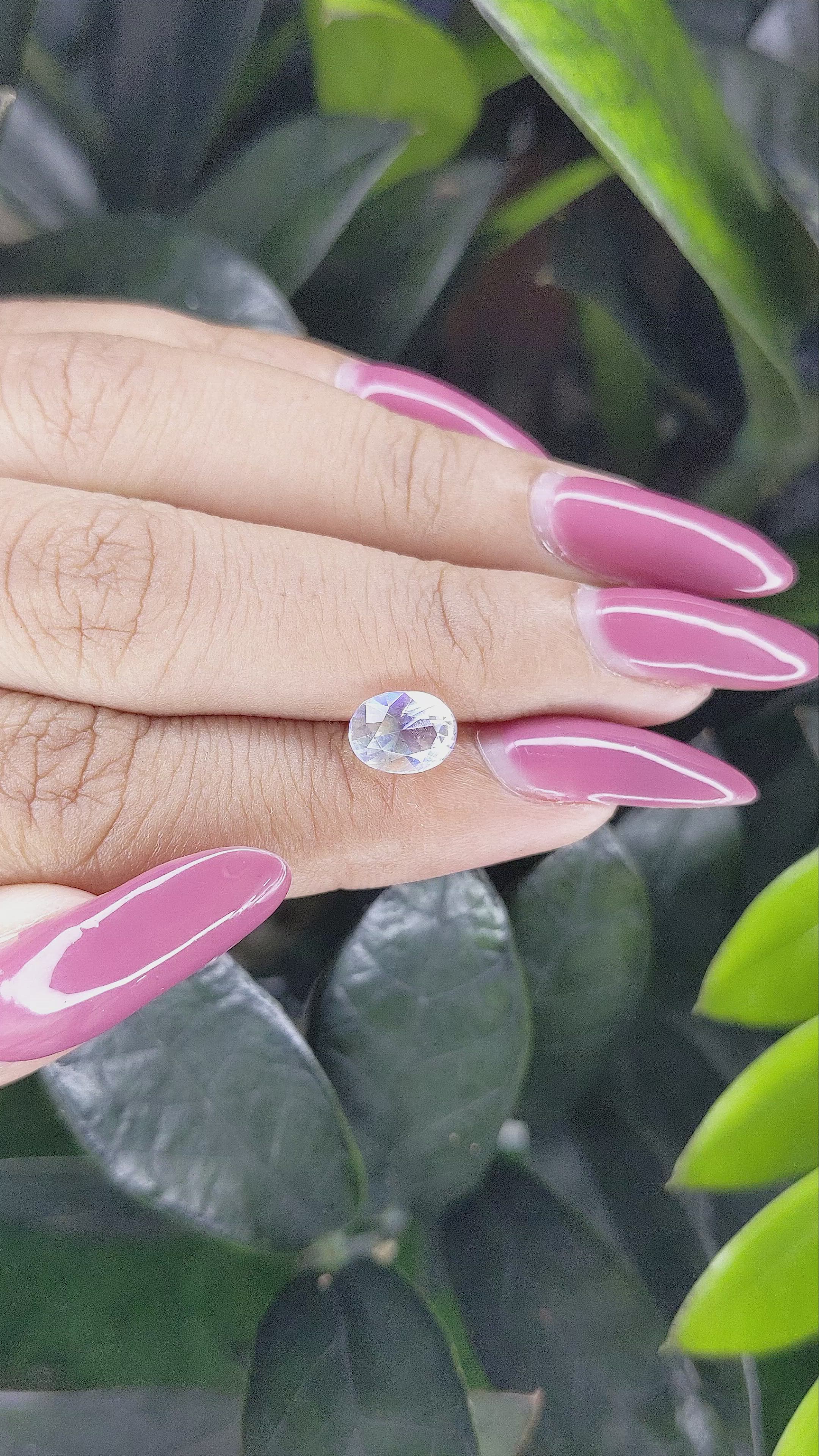 1.38 Ct. Moonstone from Madagascar Size Video