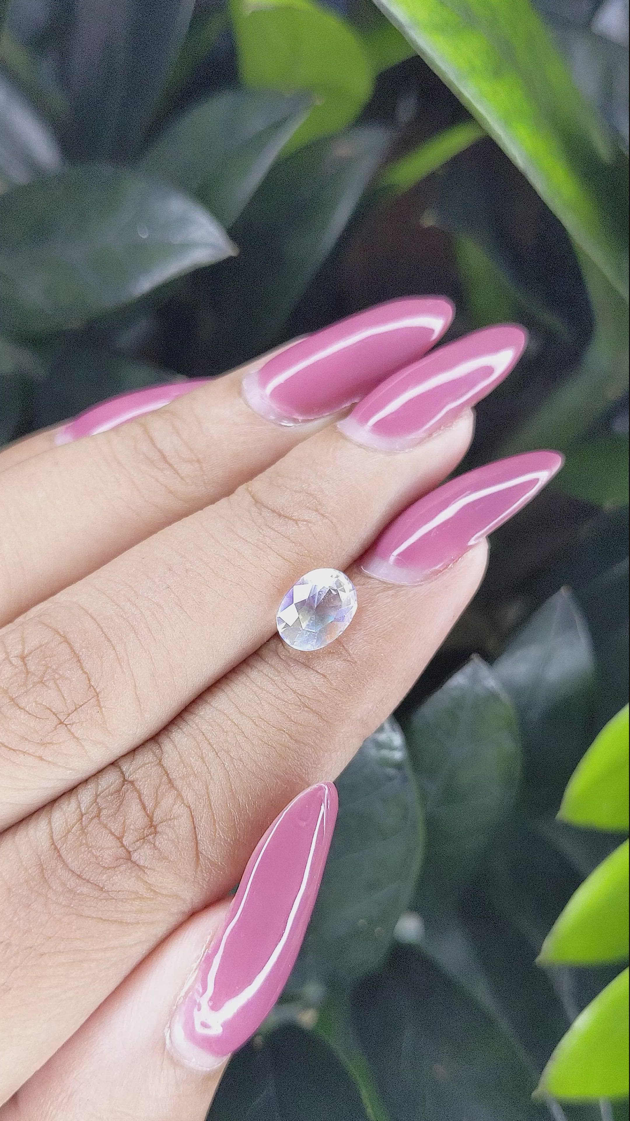 1.38 Ct. Moonstone from Madagascar Size Video