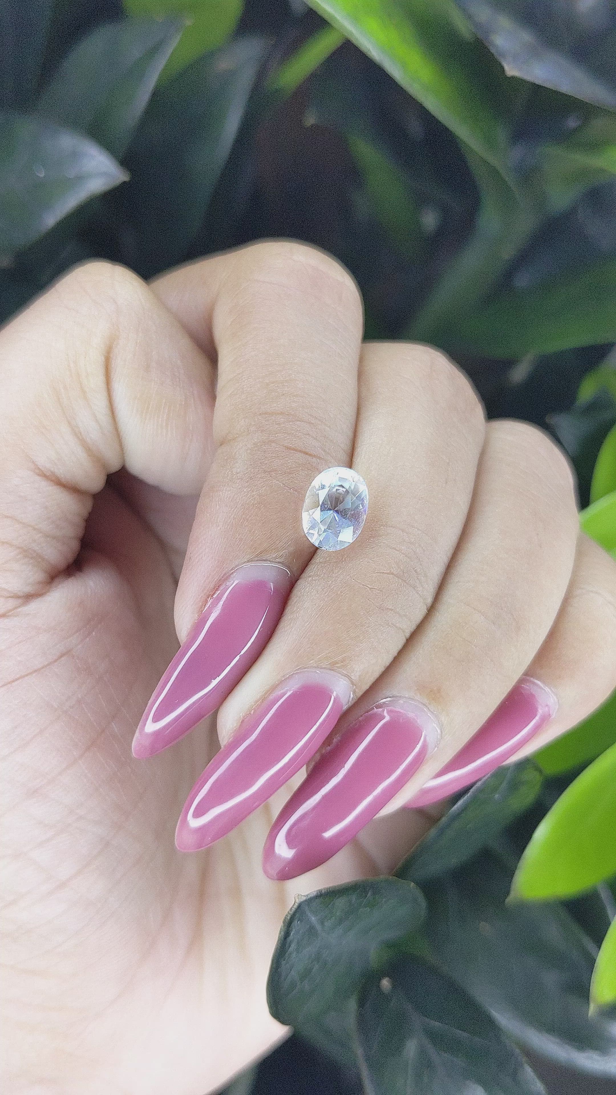 1.38 Ct. Moonstone from Madagascar Size Video