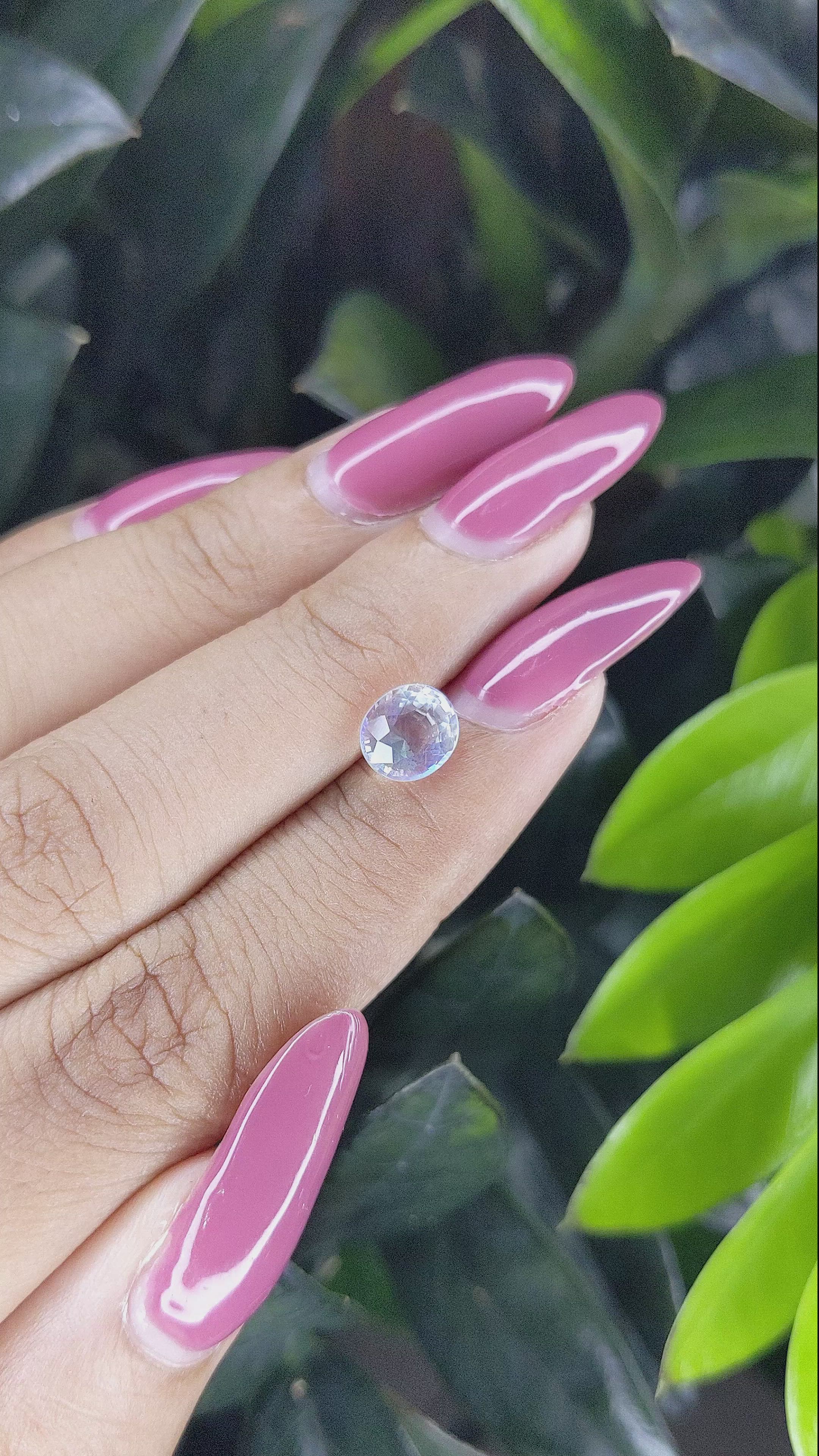 1.43 Ct. Moonstone from Madagascar Size Video