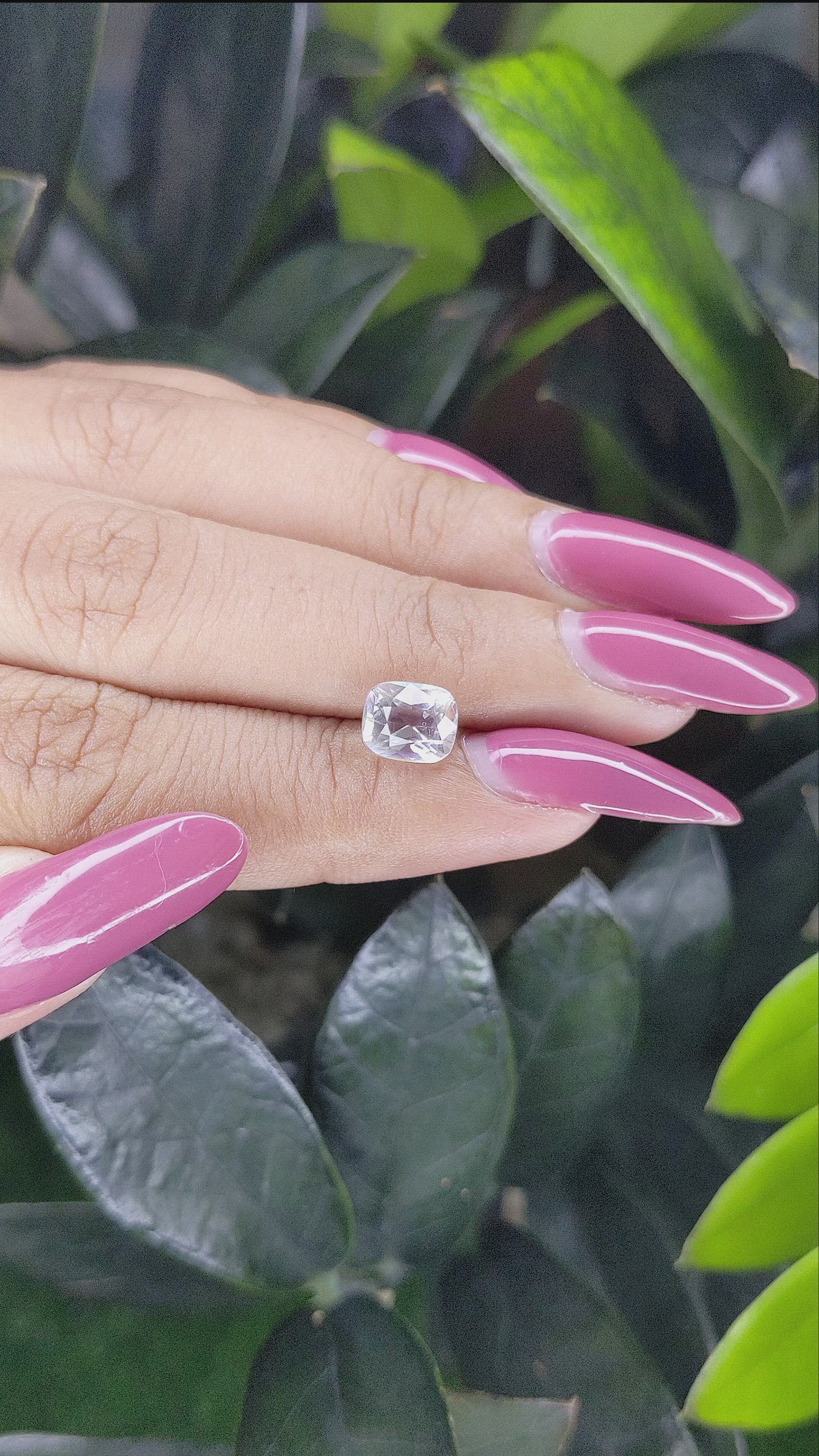 1.40 Ct. Moonstone from Madagascar Size Video