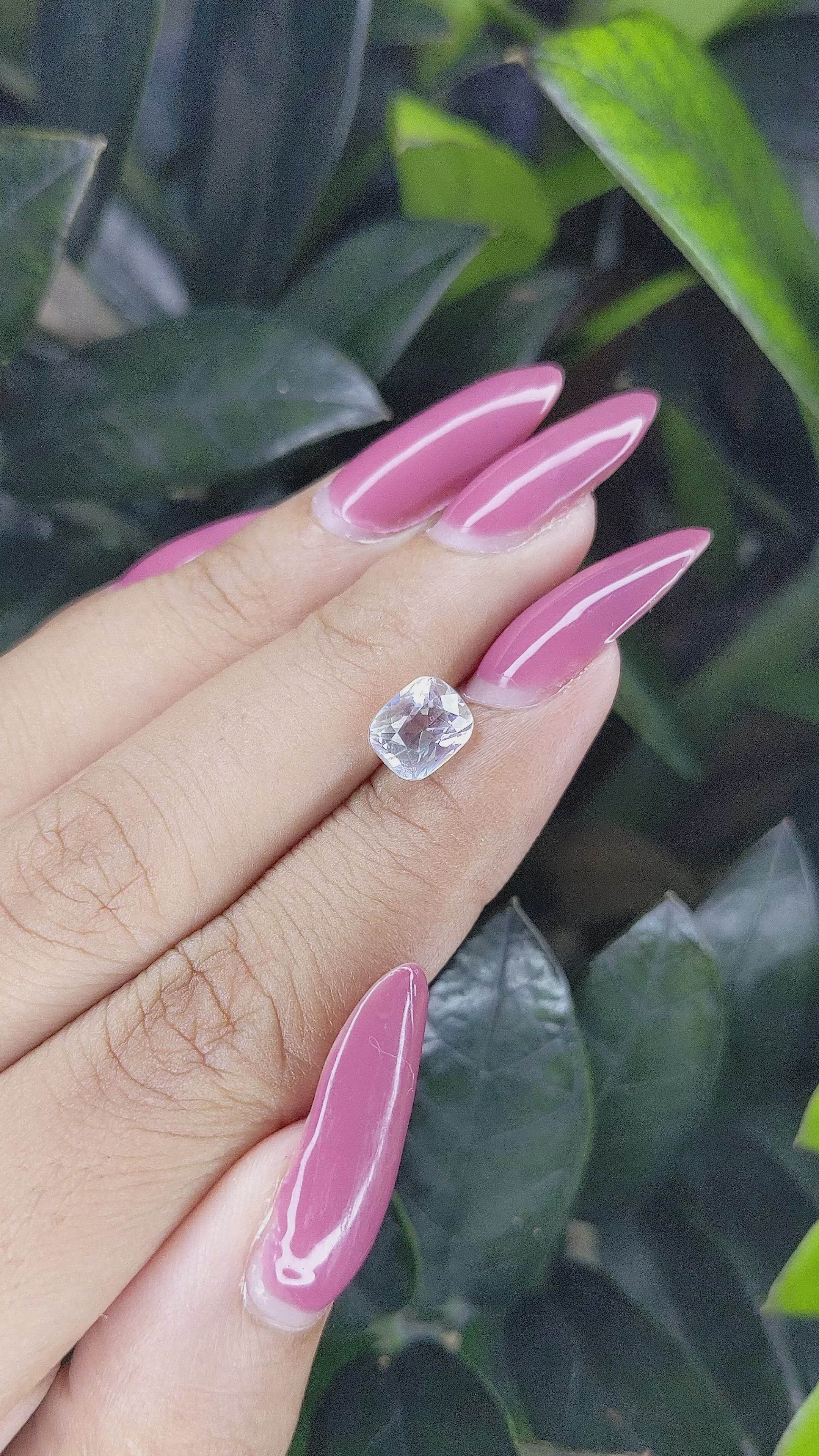 1.40 Ct. Moonstone from Madagascar Size Video