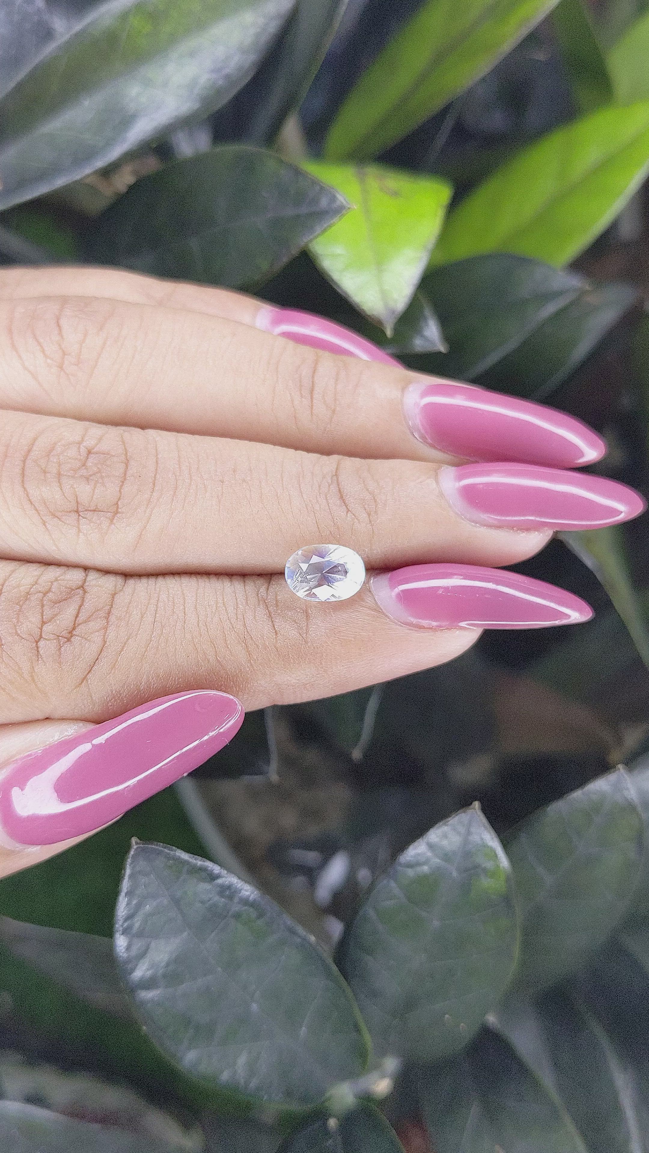 1.29 Ct. Moonstone from Madagascar Size Video