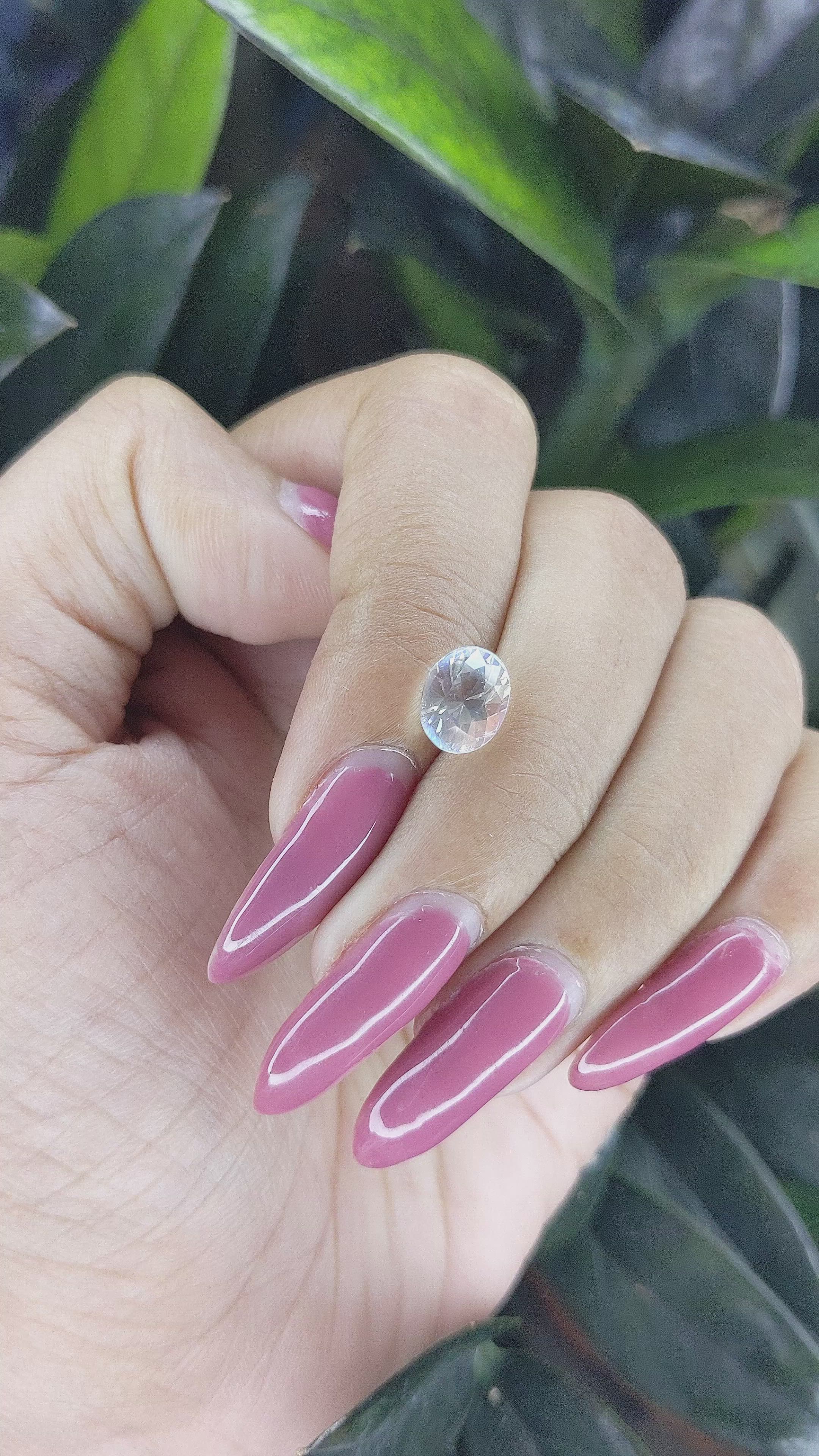 1.80 Ct. Moonstone from Madagascar Size Video