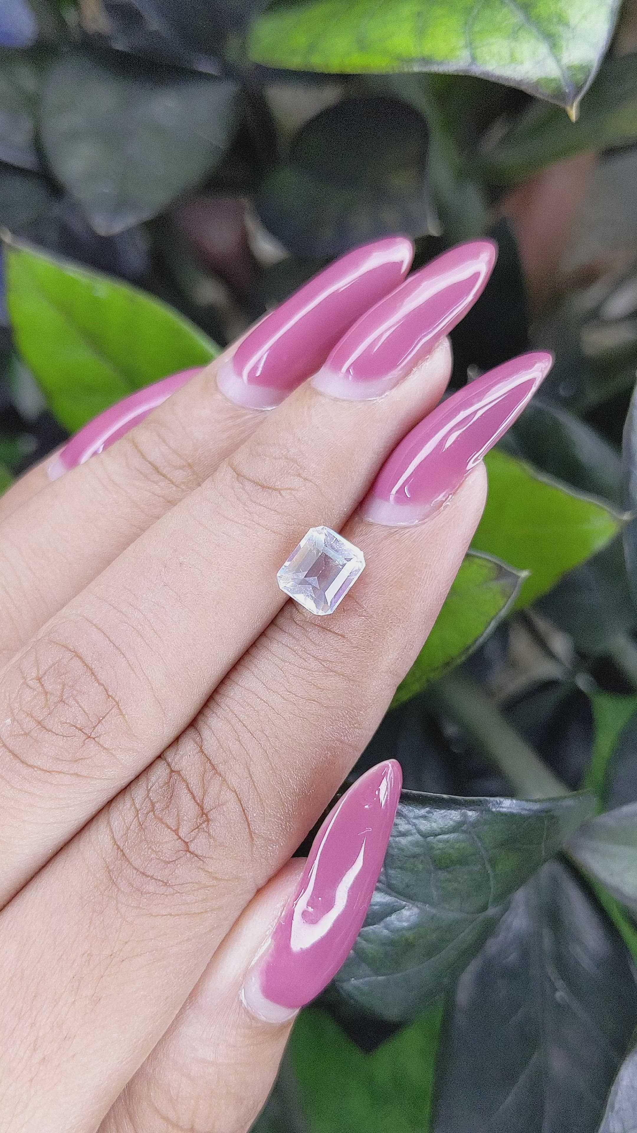 1.36 Ct. Moonstone from Madagascar Size Video