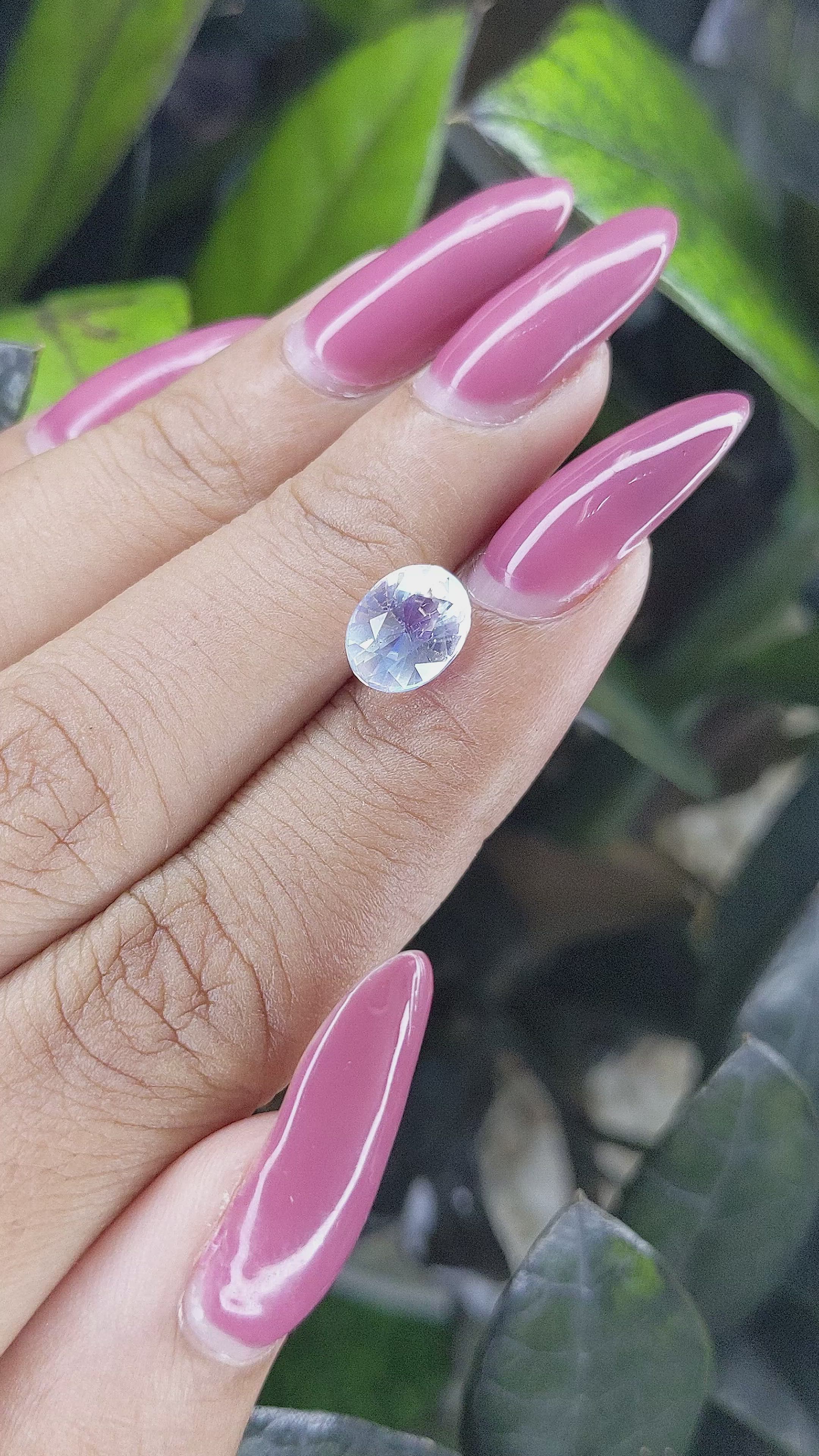 1.63 Ct. Moonstone from Madagascar Size Video