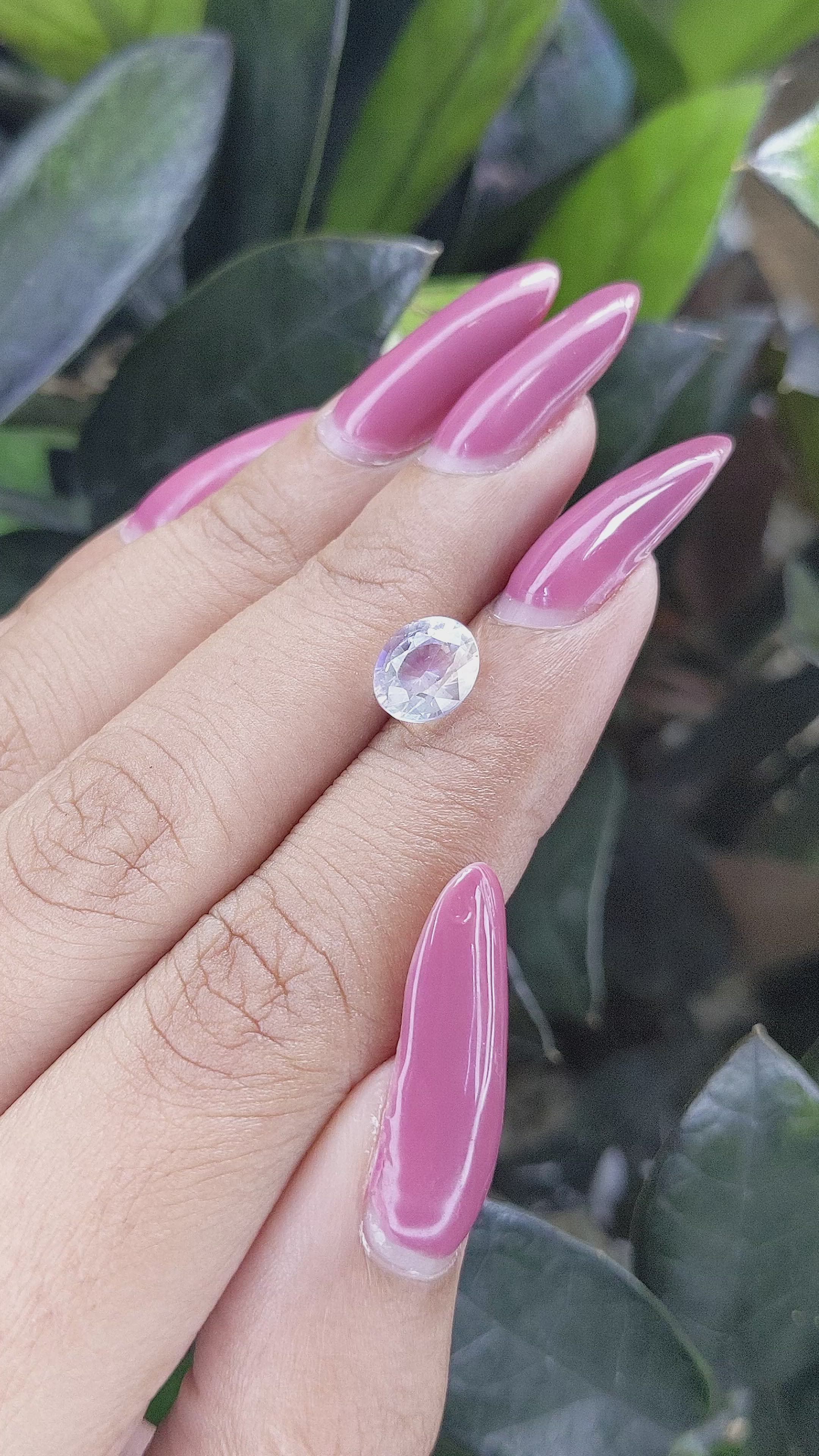 1.65 Ct. Moonstone from Madagascar Size Video