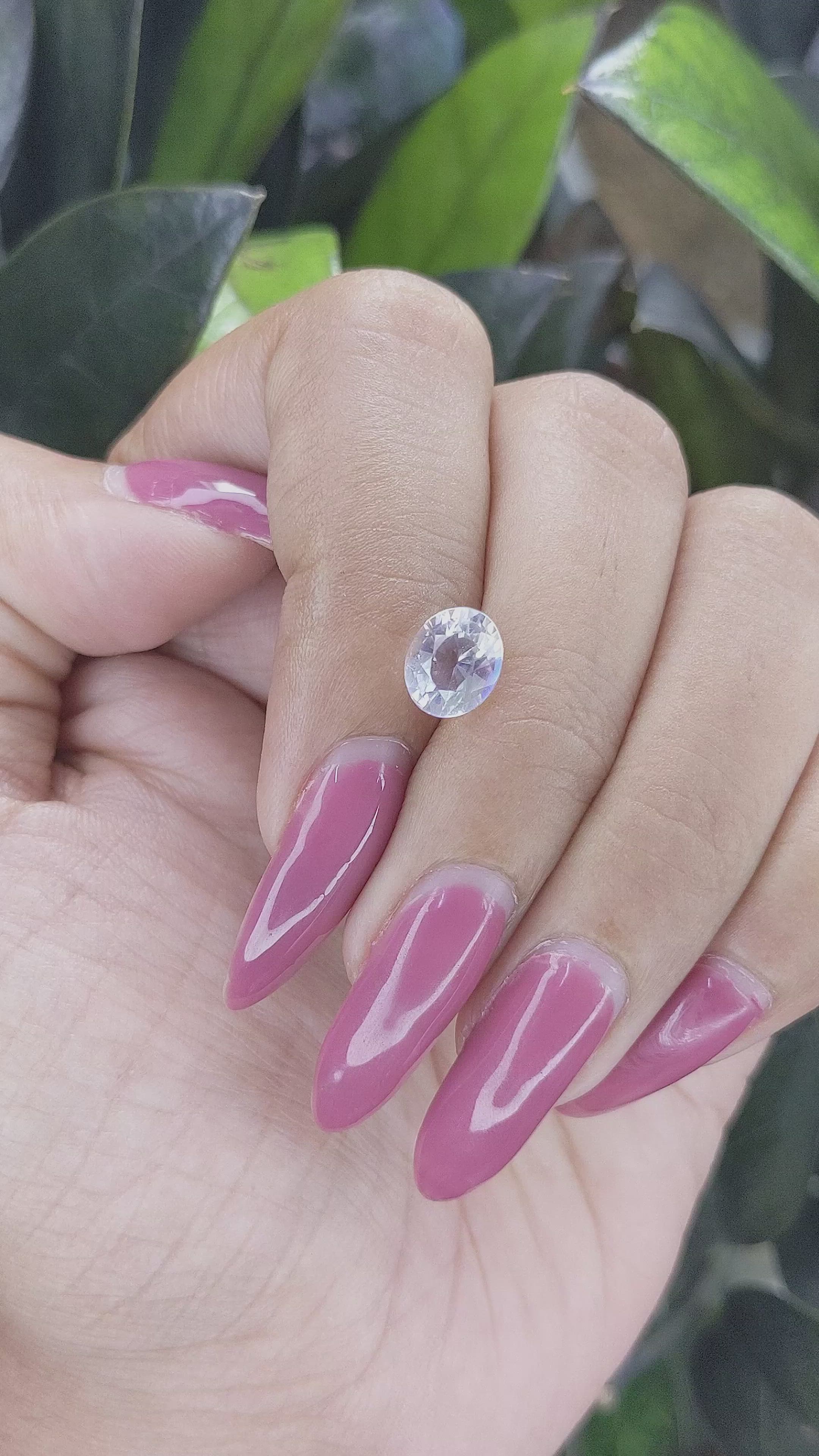 1.65 Ct. Moonstone from Madagascar Size Video