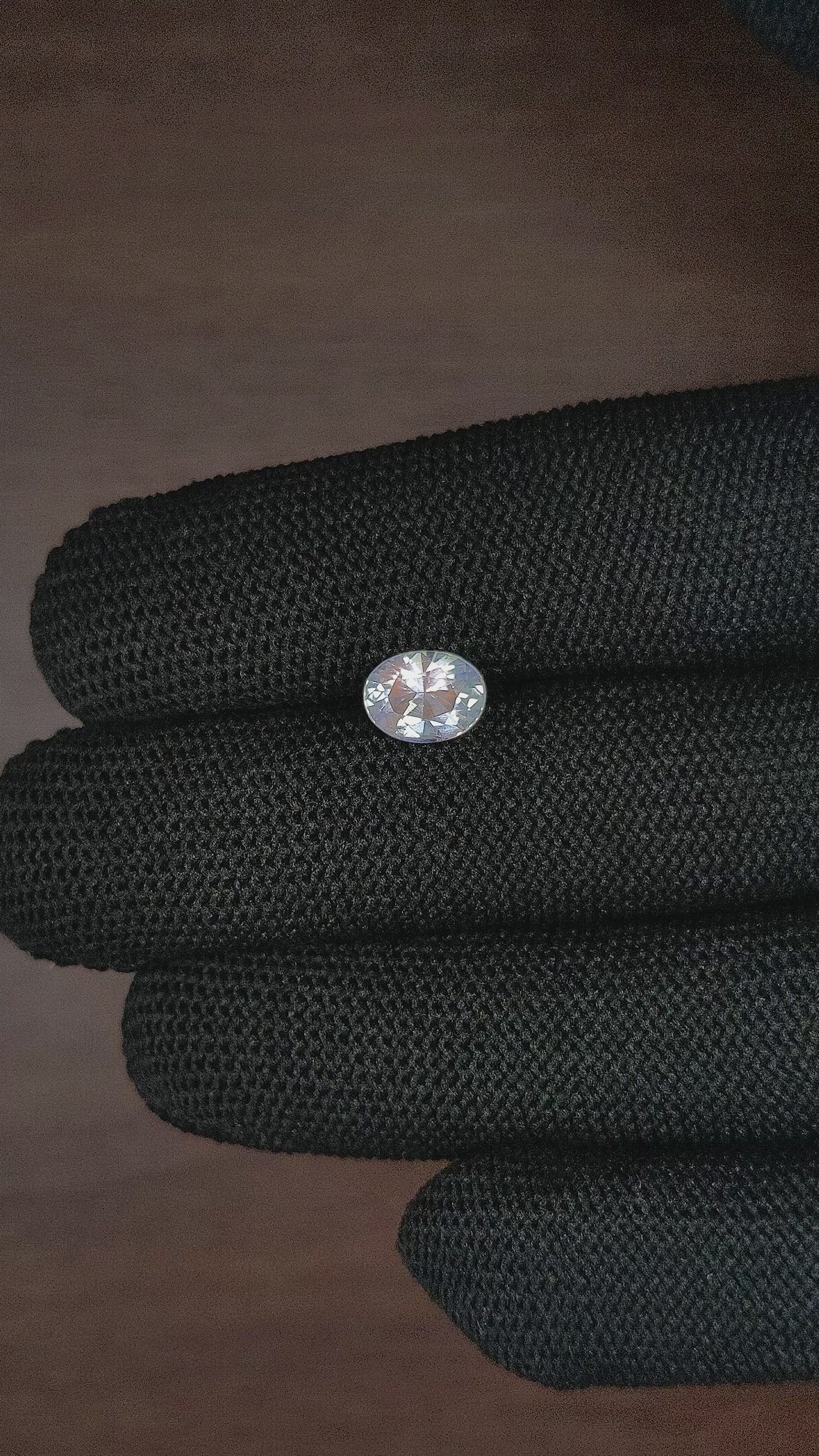 1.50 Ct. Rainbow Moonstone from Madagascar Size Video