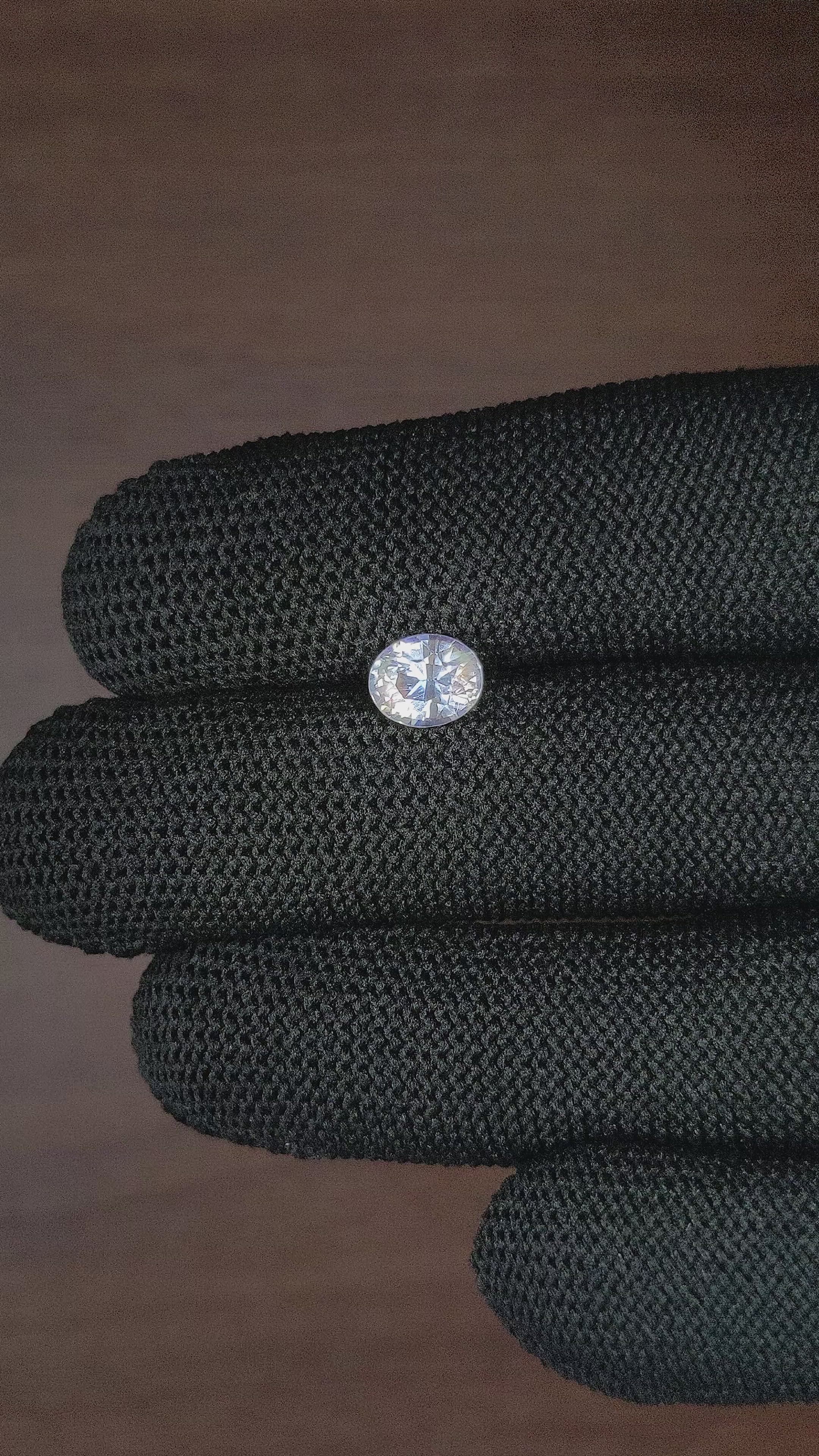 1.40 Ct. Rainbow Moonstone from Madagascar Size Video