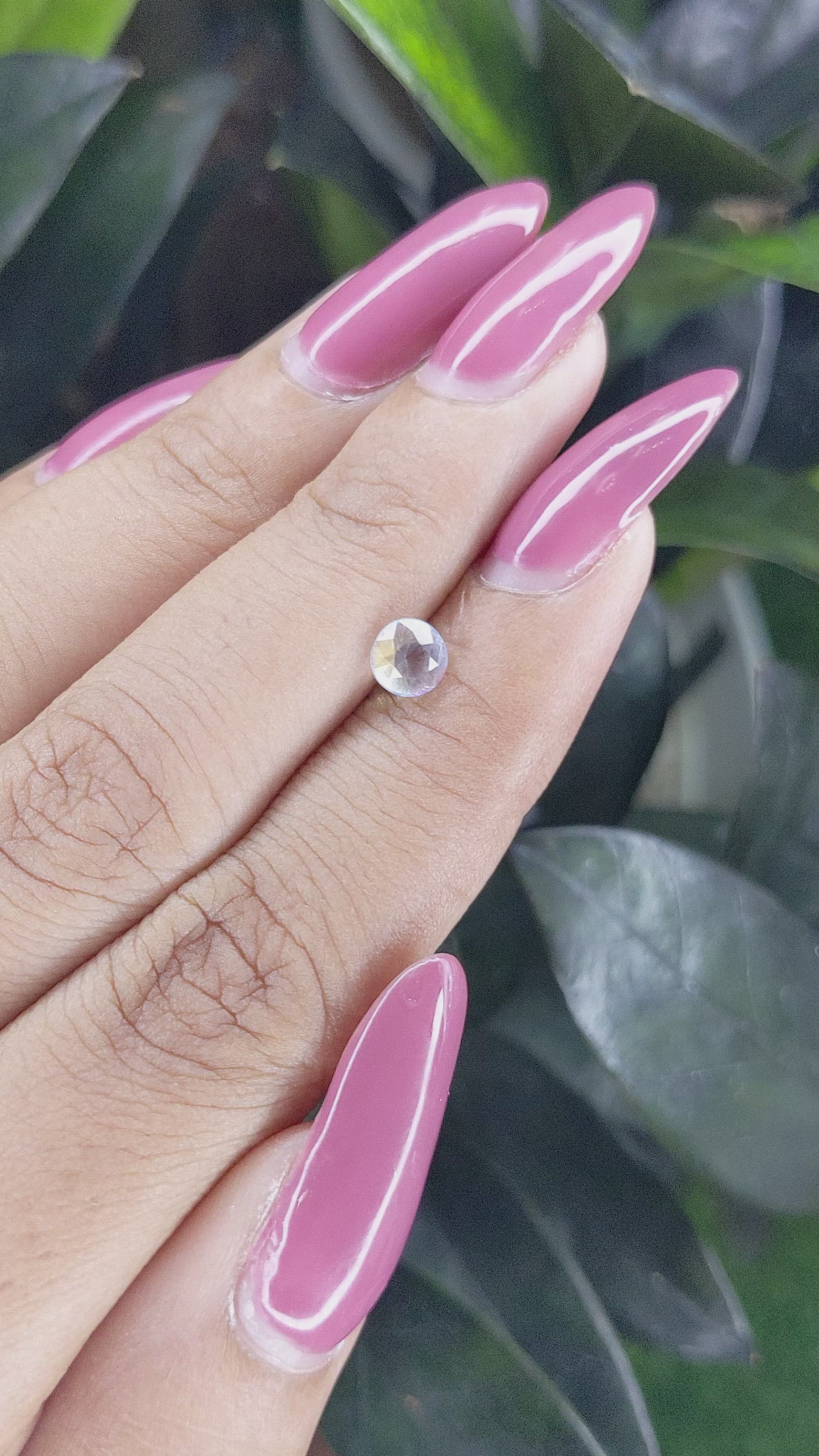 0.51 Ct. Moonstone from Madagascar Size Video