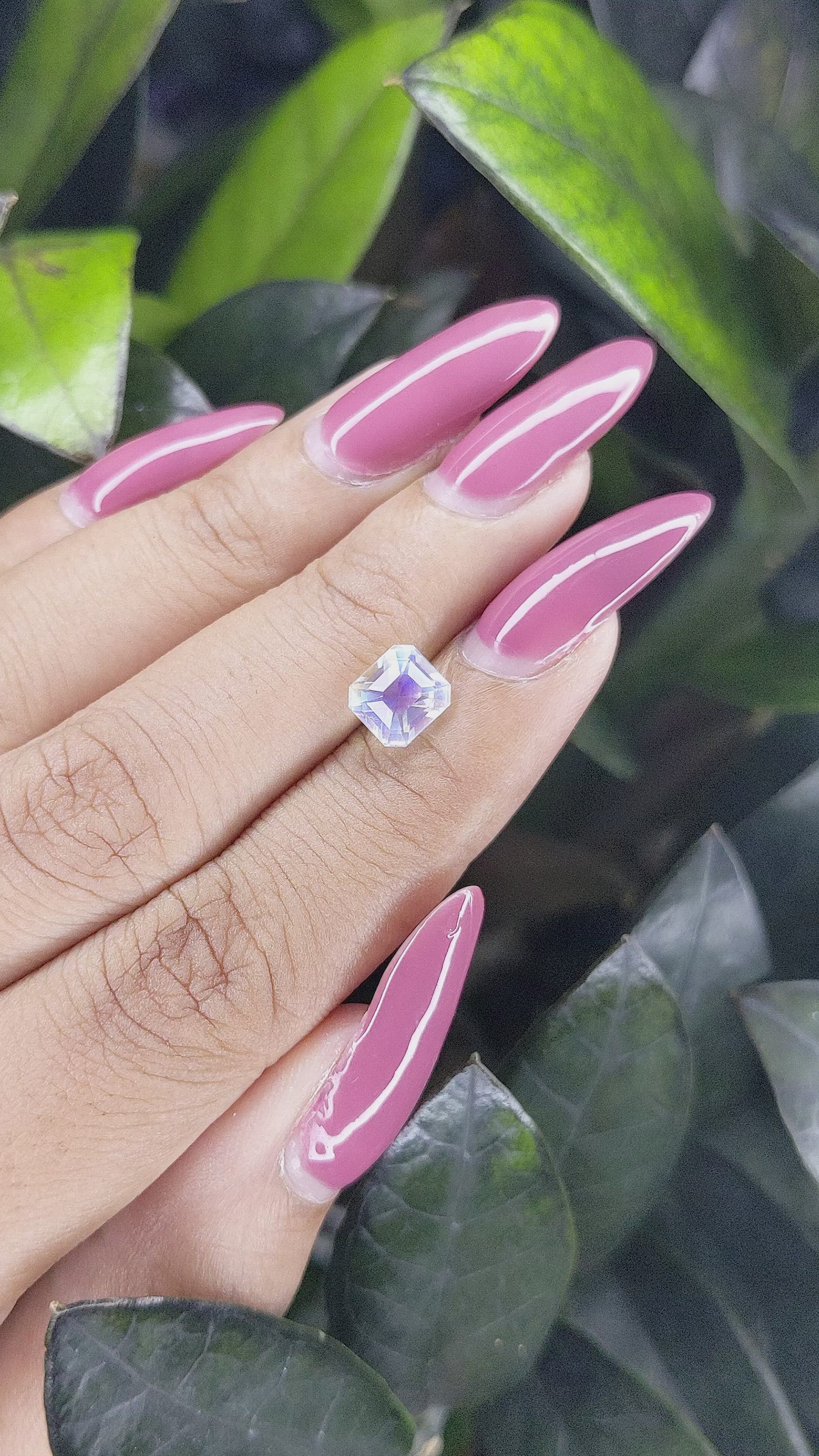 1.33 Ct. Moonstone from Madagascar Size Video