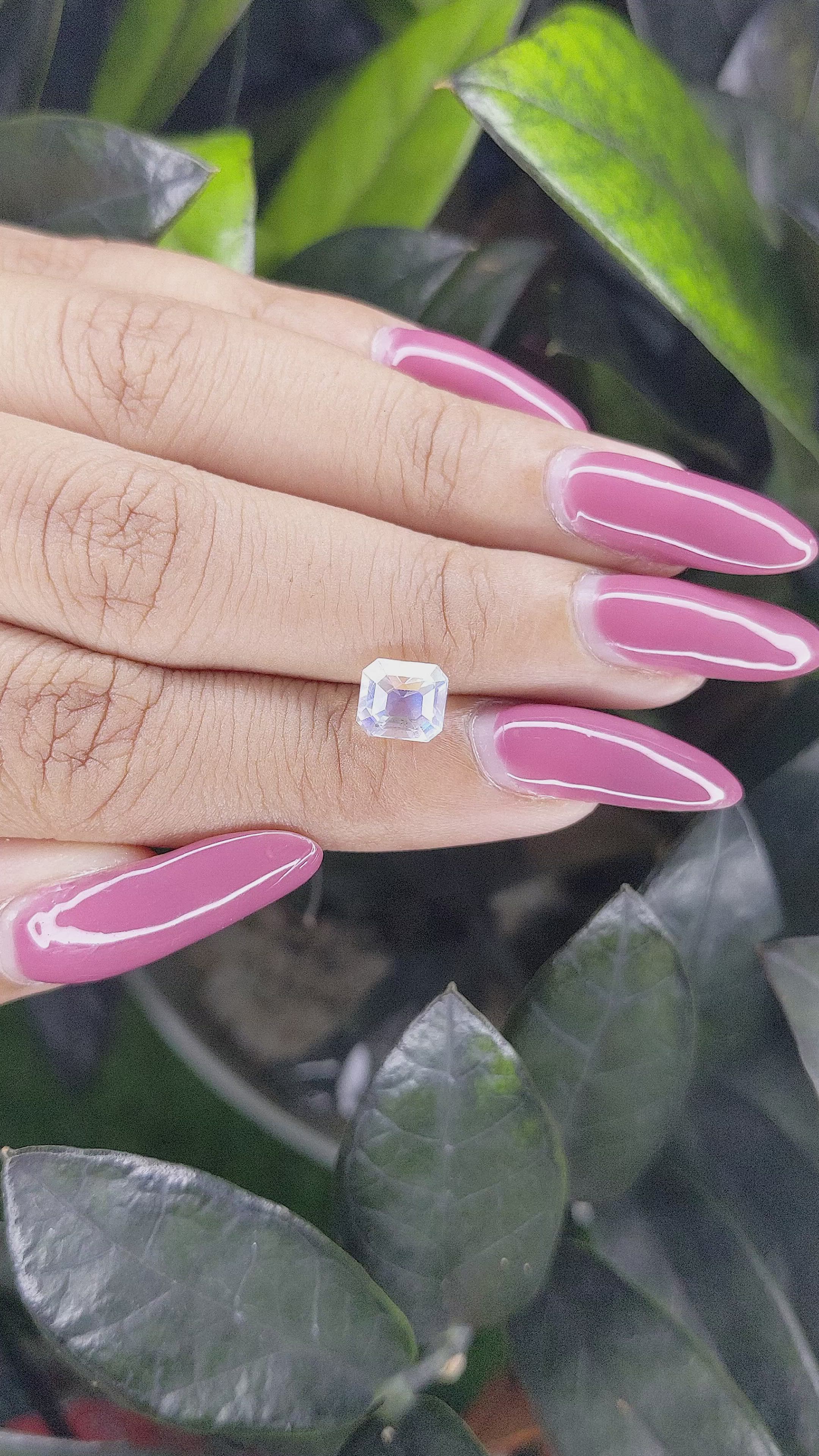 1.33 Ct. Moonstone from Madagascar Size Video