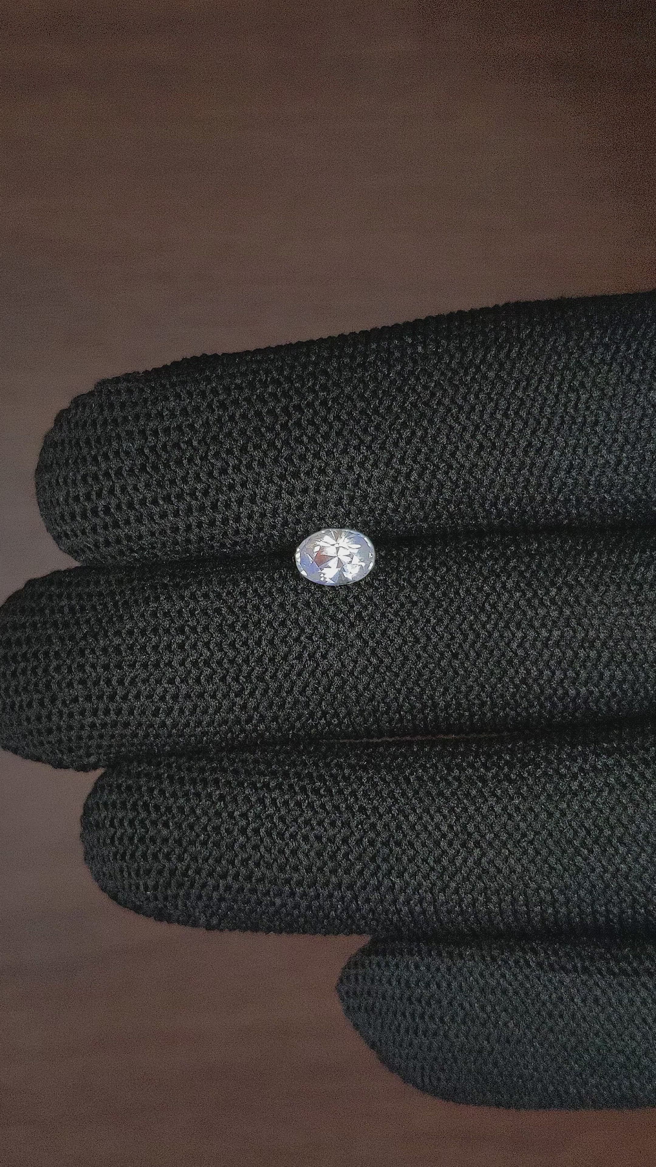 0.66 Ct. Moonstone from Madagascar Size Video