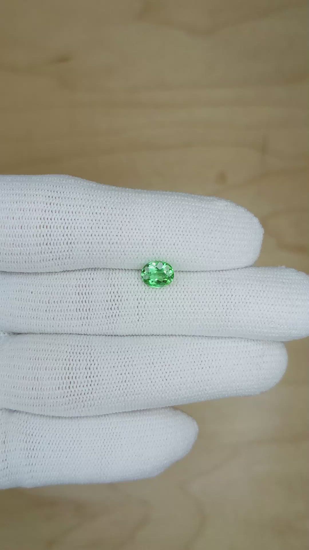 0.89 Ct. Paraiba Tourmaline from Brazil Size Video