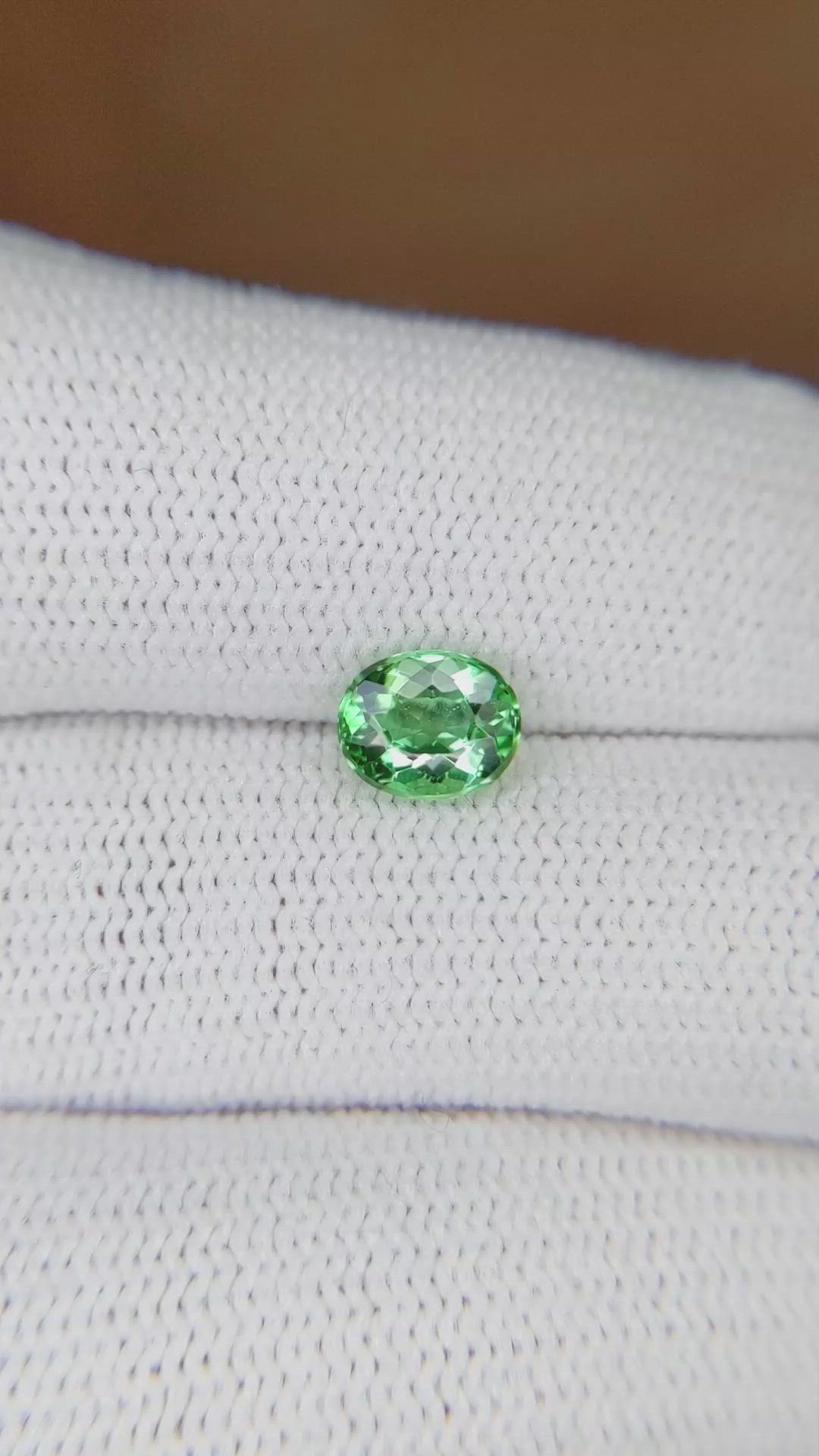 0.89 Ct. Paraiba Tourmaline from Brazil Size Video