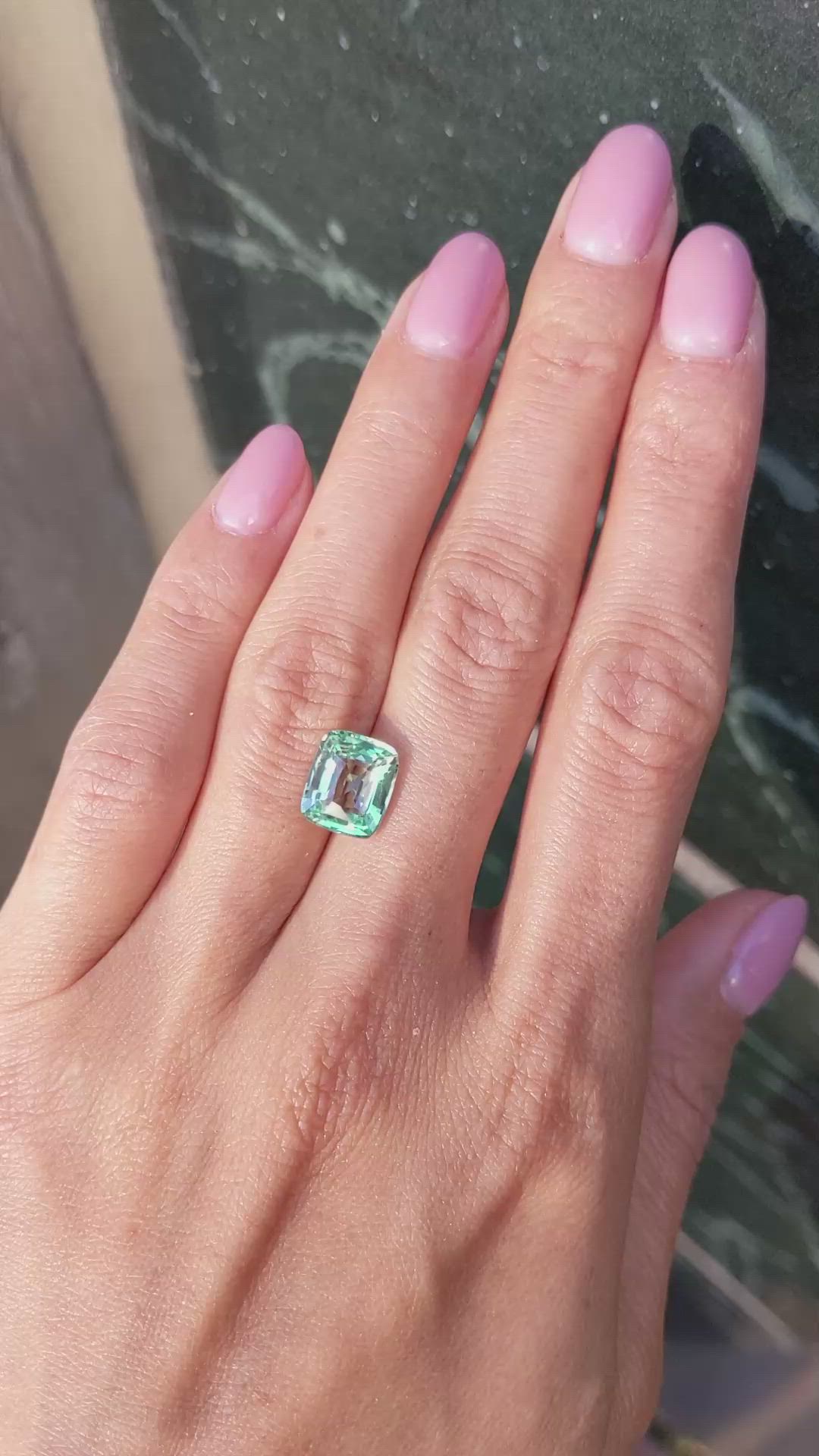 4.03 Ct. Chrysoberyl from Ceylon (Sri Lanka) Size Video