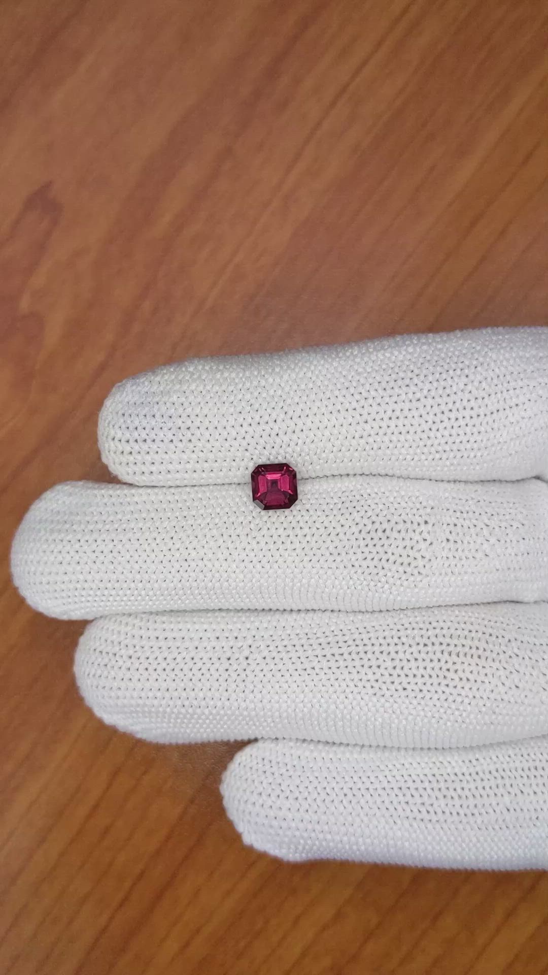 1.16 Ct. Almandine Garnet from Brazil Size Video
