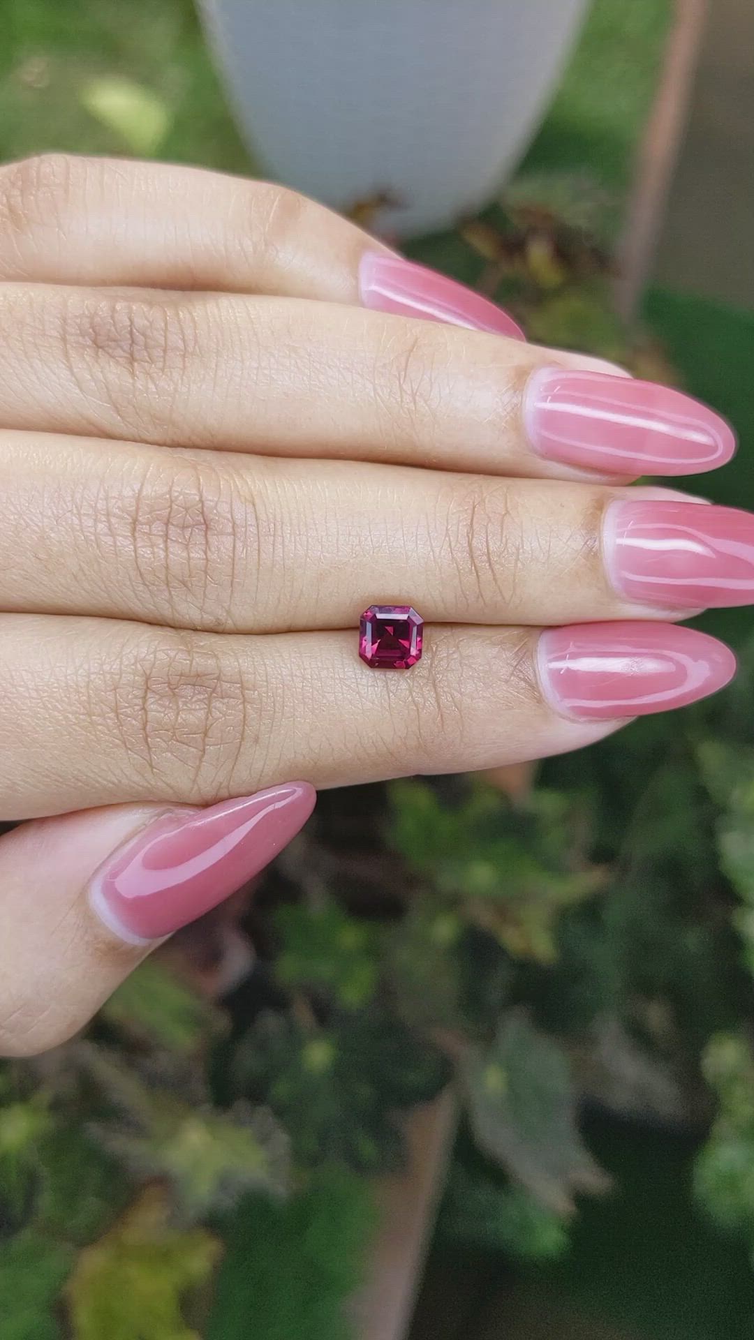 1.16 Ct. Almandine Garnet from Brazil Size Video