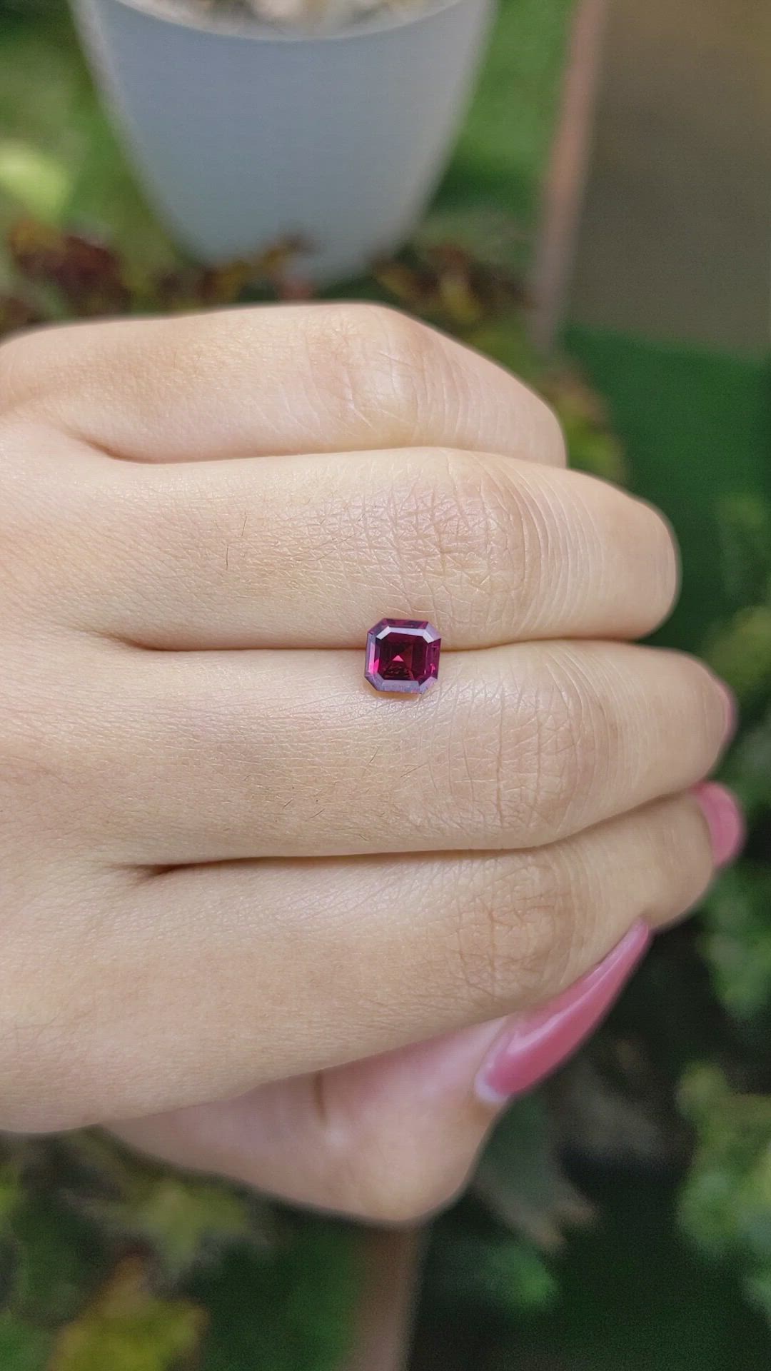 1.16 Ct. Almandine Garnet from Brazil Size Video