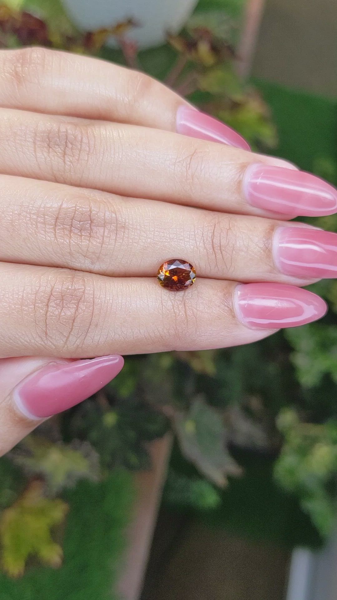 0.97 Ct. Tourmaline from Ceylon (Sri Lanka) Size Video