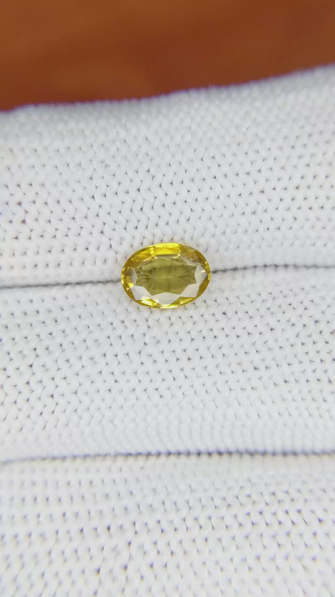 1.28 Ct. Tourmaline from Ceylon (Sri Lanka) Size Video