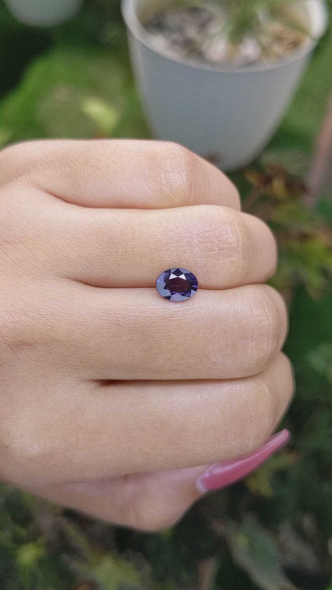 1.14 Ct. Spinel from Ceylon (Sri Lanka) Size Video