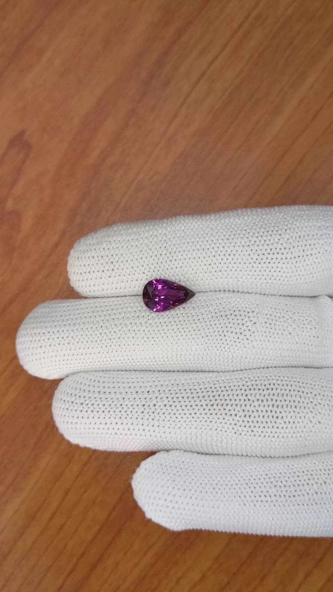 2.73 Ct. Garnet from Ceylon (Sri Lanka) Size Video