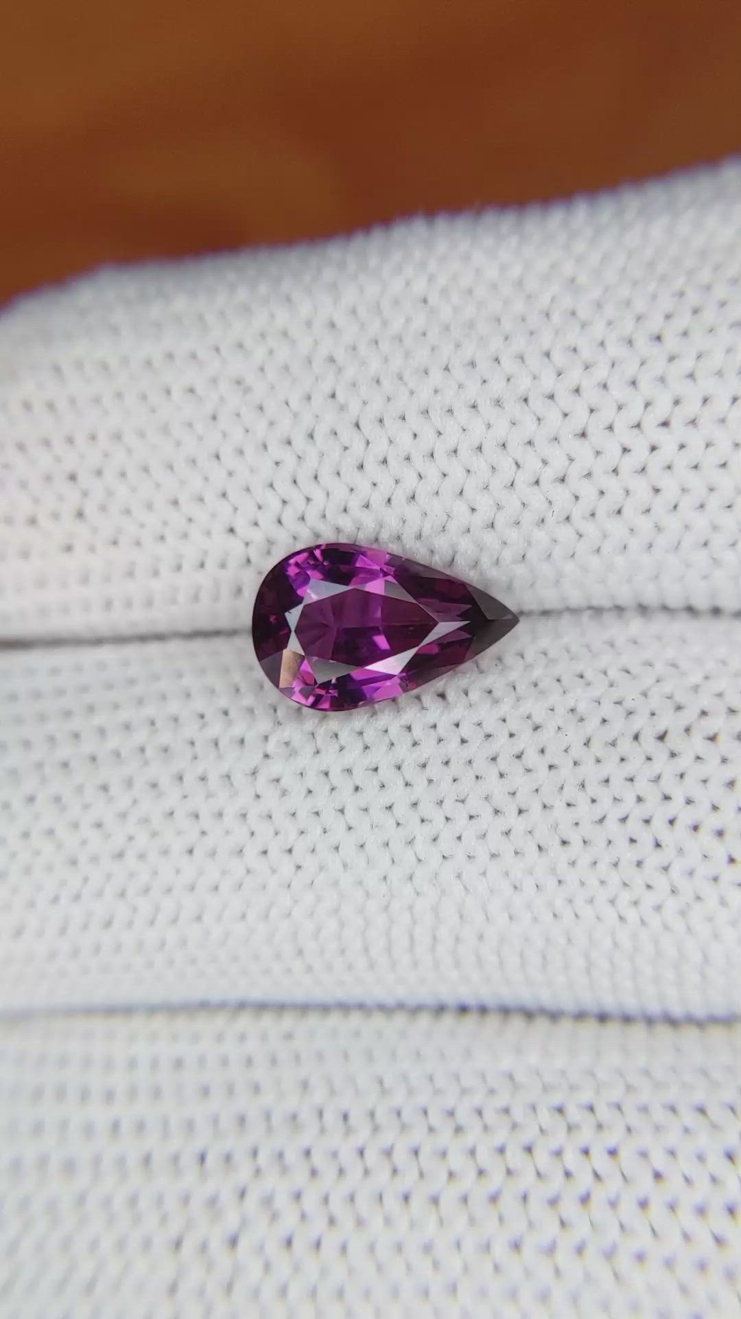 2.73 Ct. Garnet from Ceylon (Sri Lanka) Size Video