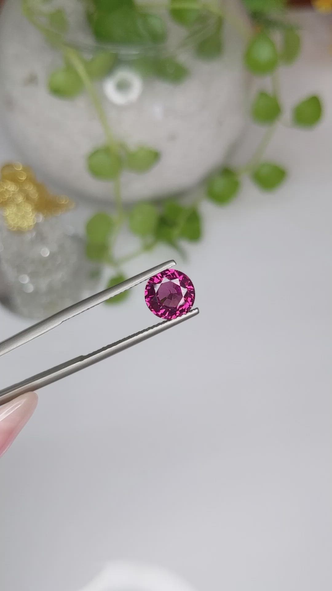 2.02 Ct. Garnet from Ceylon (Sri Lanka) Size Video