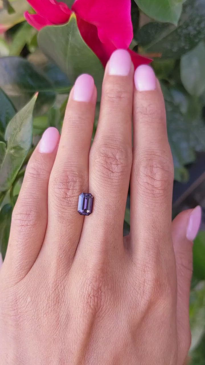 1.75 Ct. Spinel from Ceylon (Sri Lanka) Size Video