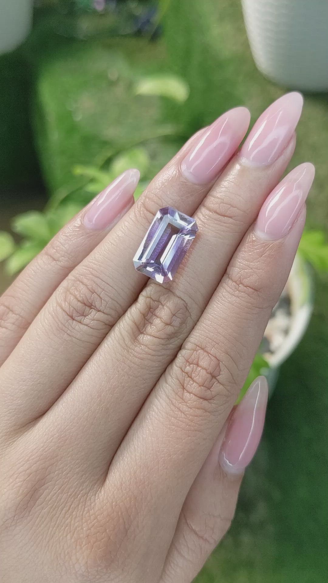 5.96 Ct. Ametrine from Madagascar Size Video