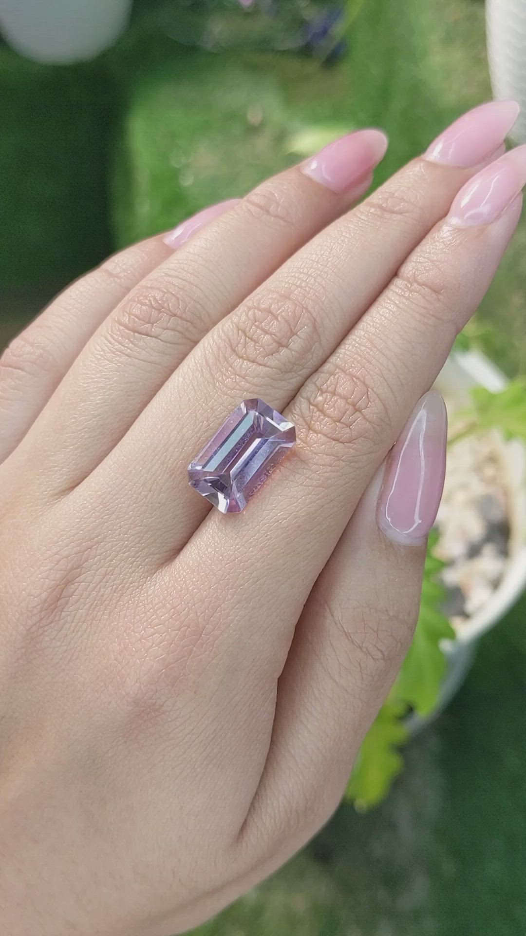 5.96 Ct. Ametrine from Madagascar Size Video