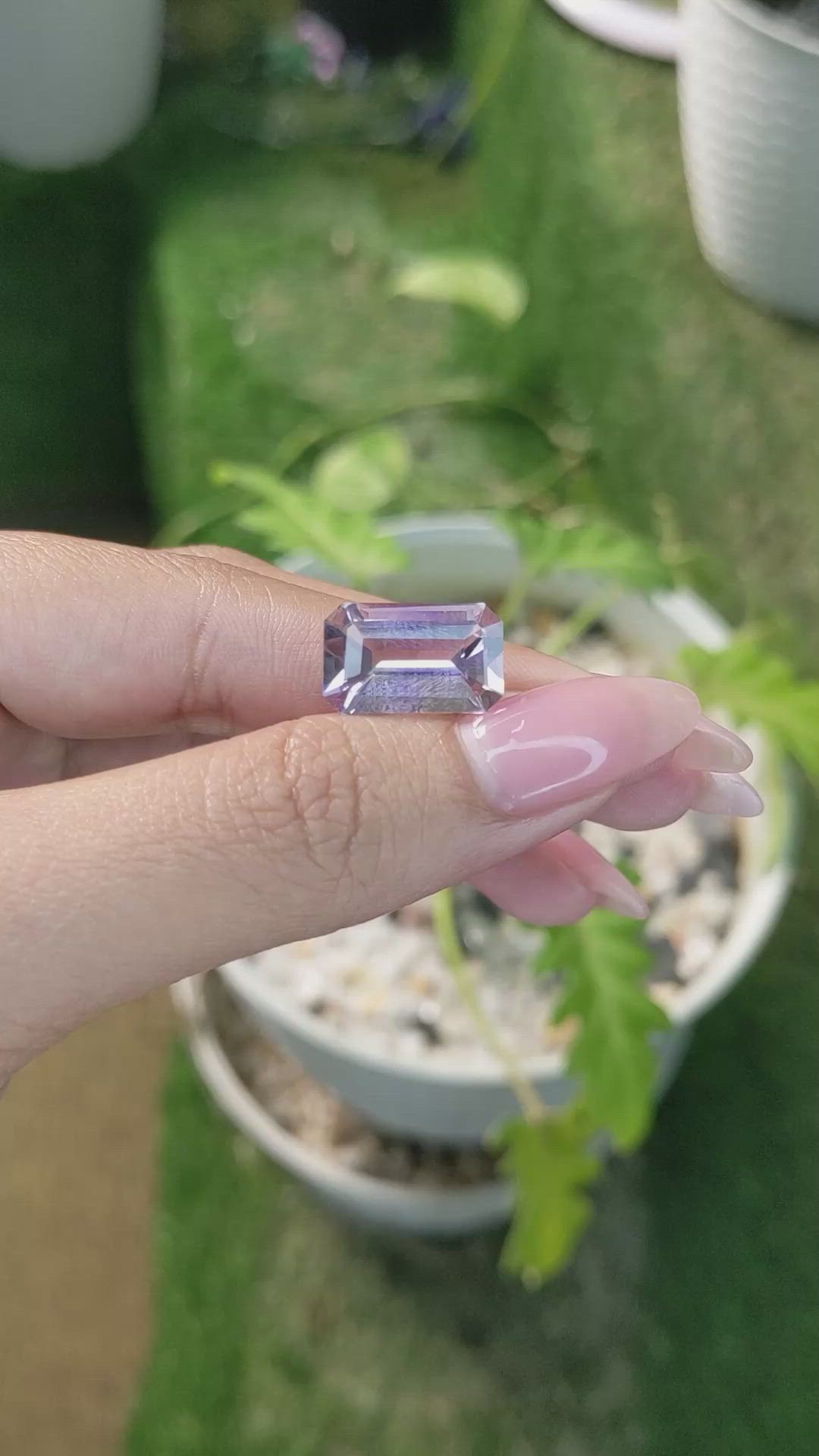 5.96 Ct. Ametrine from Madagascar Size Video