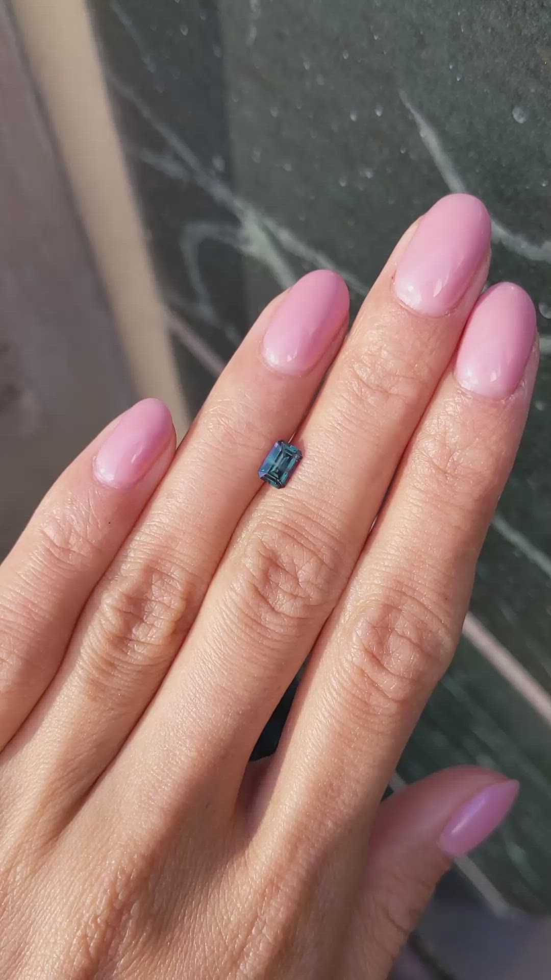 0.64 Ct. Alexandrite from Brazil Size Video