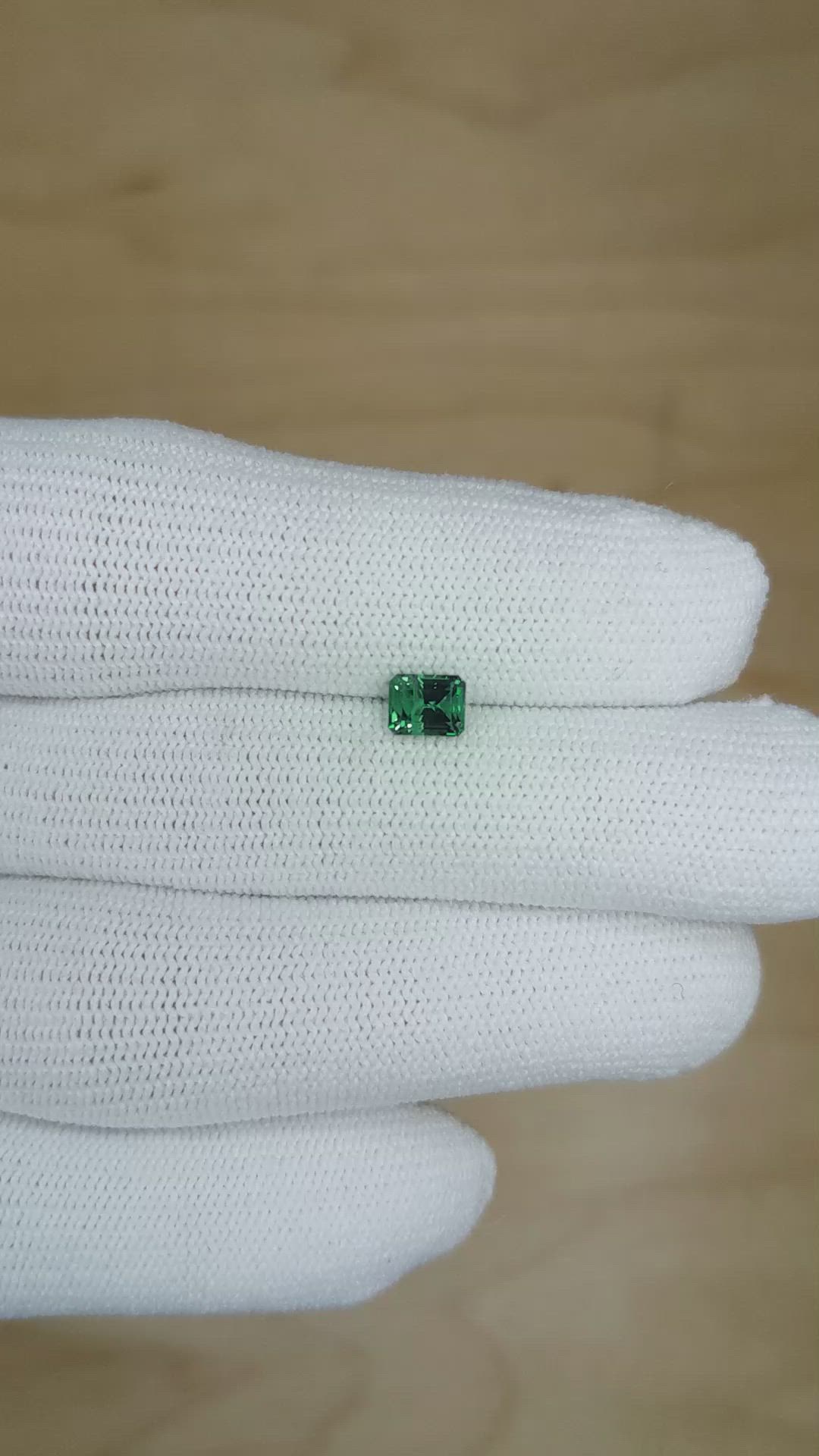 0.68 Ct. Alexandrite from Brazil Size Video