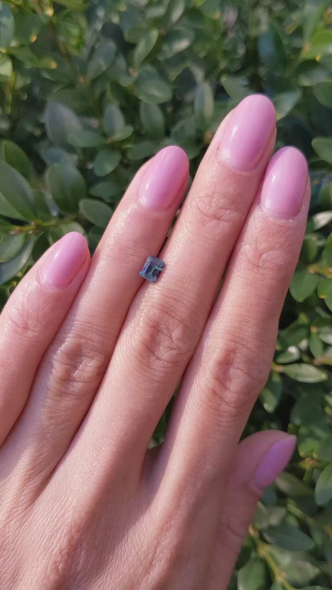 0.68 Ct. Alexandrite from Brazil Size Video