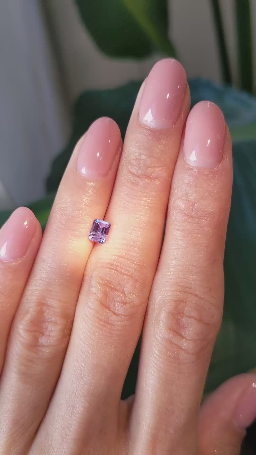 0.68 Ct. Alexandrite from Brazil Size Video