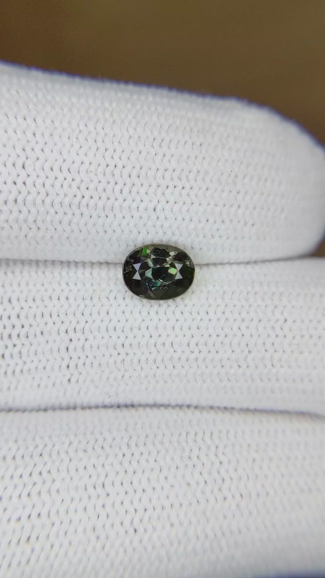 0.94 Ct. Alexandrite from Brazil Size Video