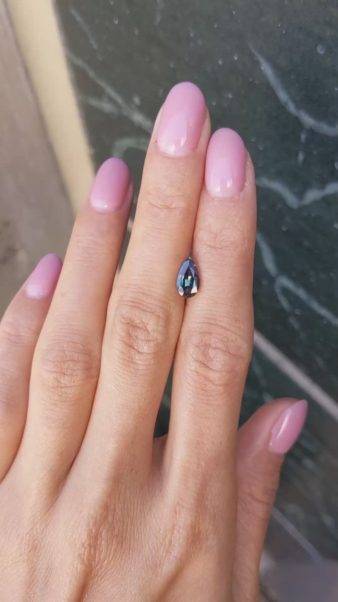 1.37 Ct. Alexandrite from Brazil Size Video