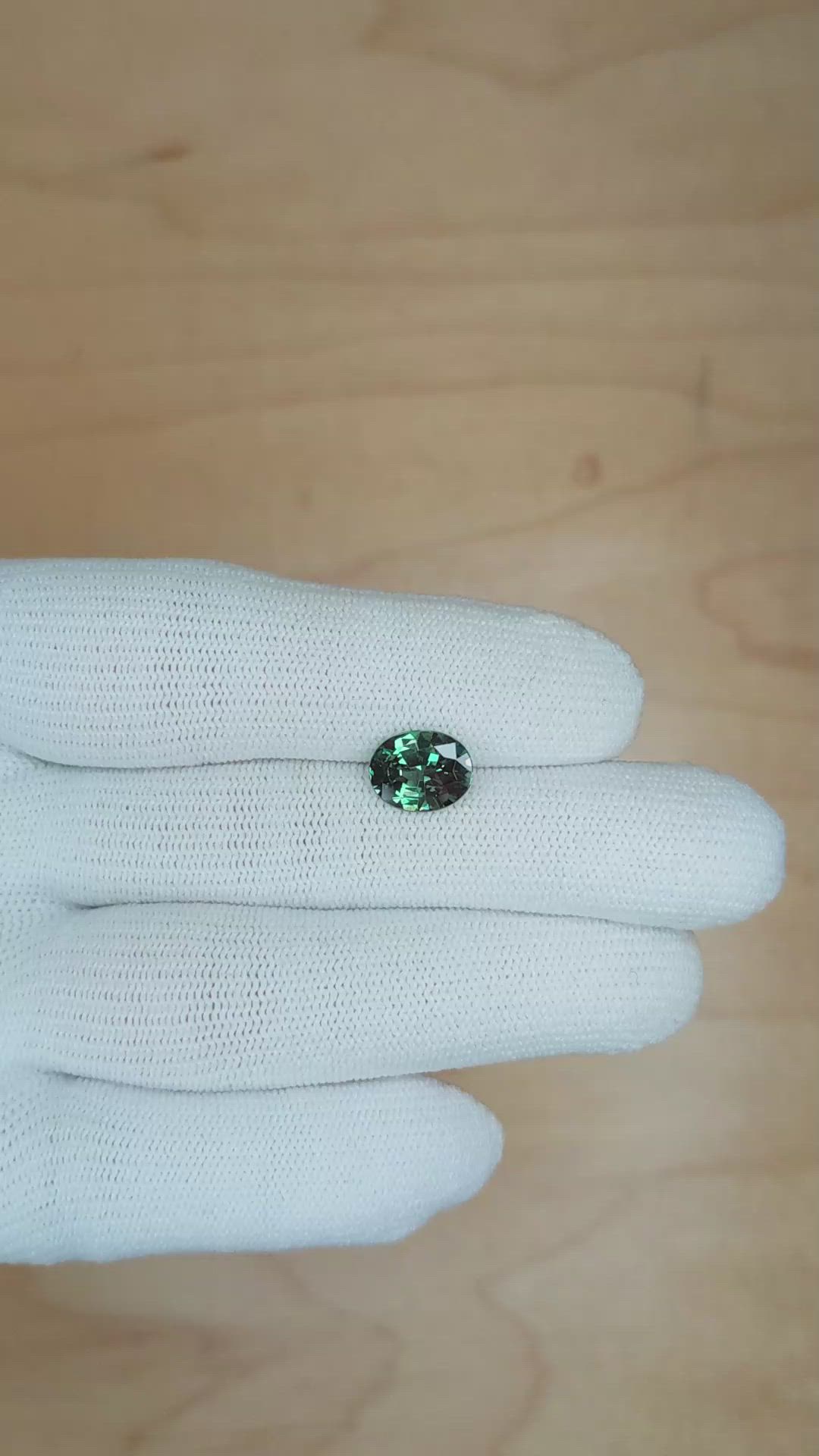 2.10 Ct. Alexandrite from Brazil Size Video