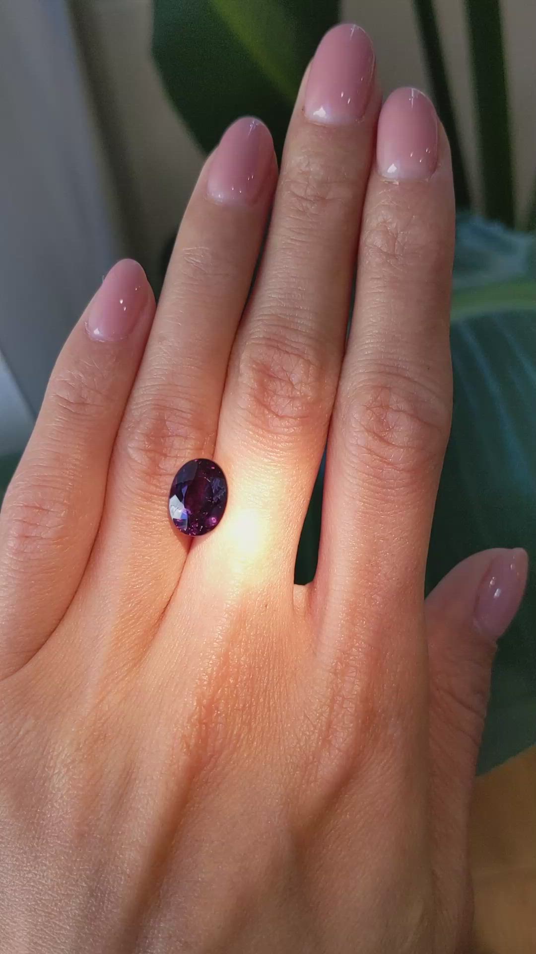 4.42 Ct. Alexandrite from Brazil Size Video